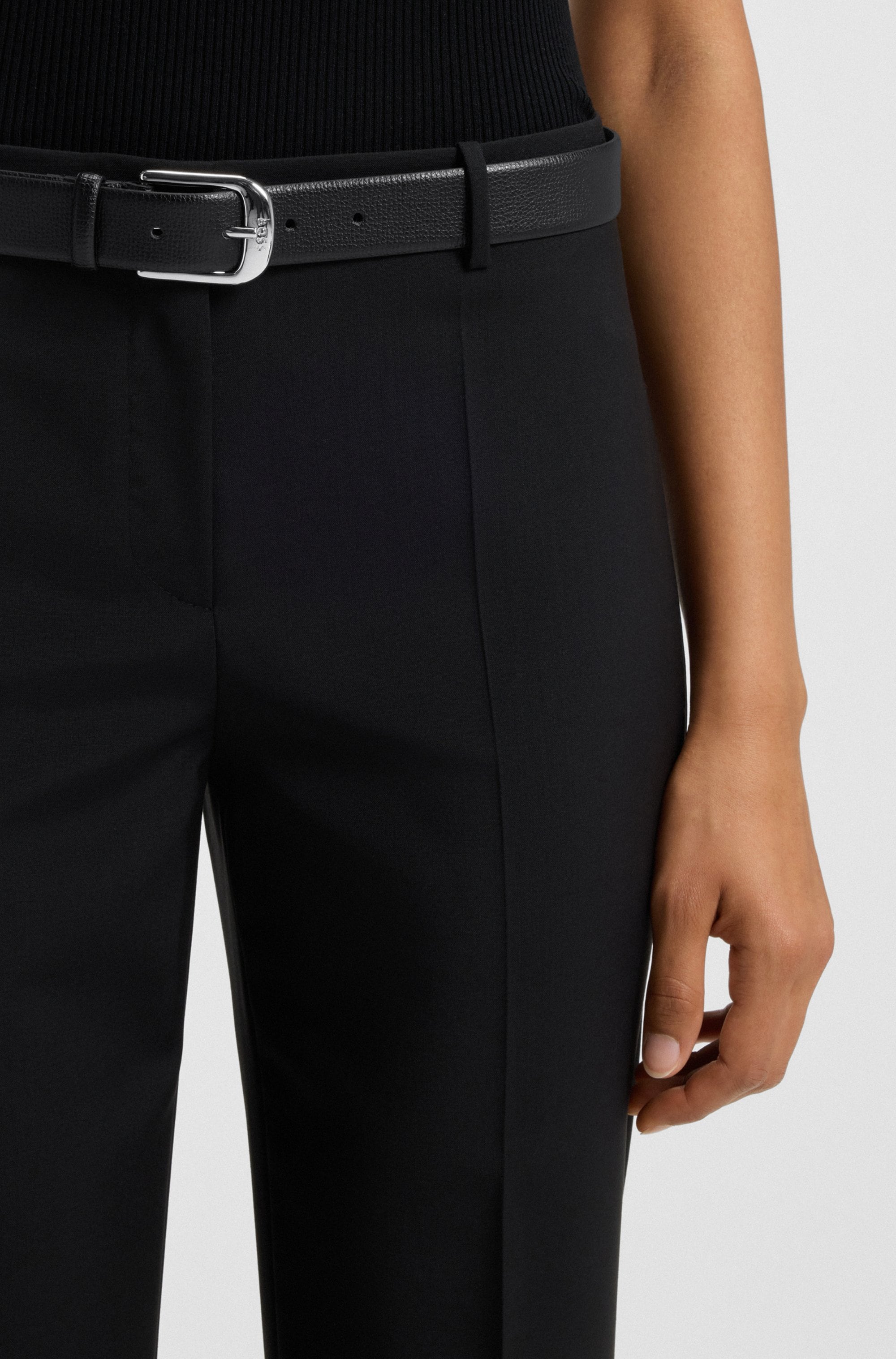 BOSS Ledergürtel »Anna Belt 3 cm N.«, mit edler Narbung