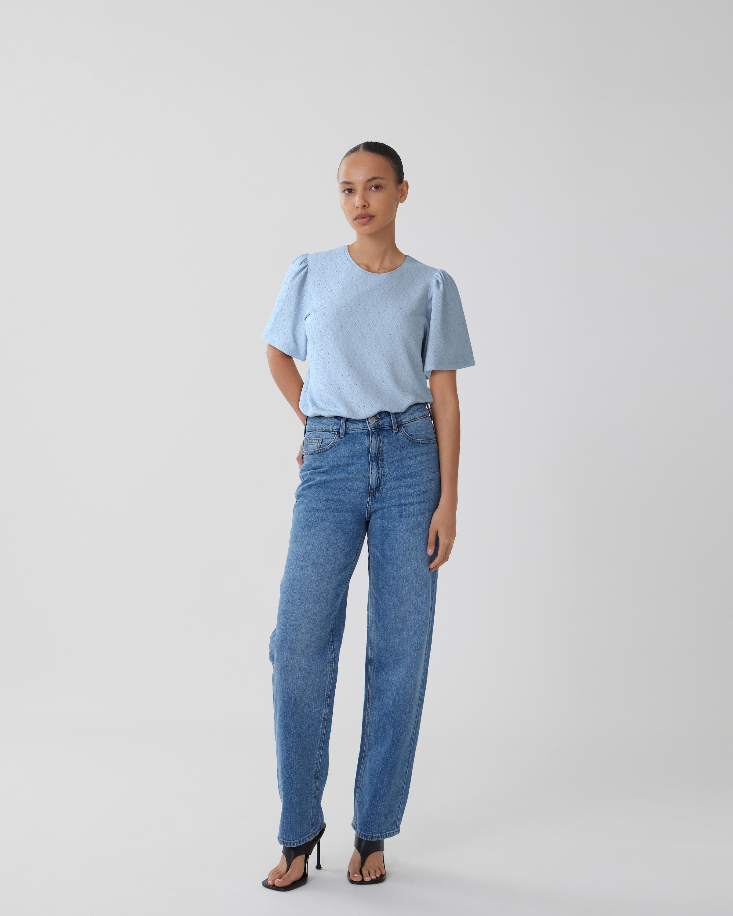 Vila Rundhalsshirt »VIBELLI O-NECK S/S TOP - NOOS«