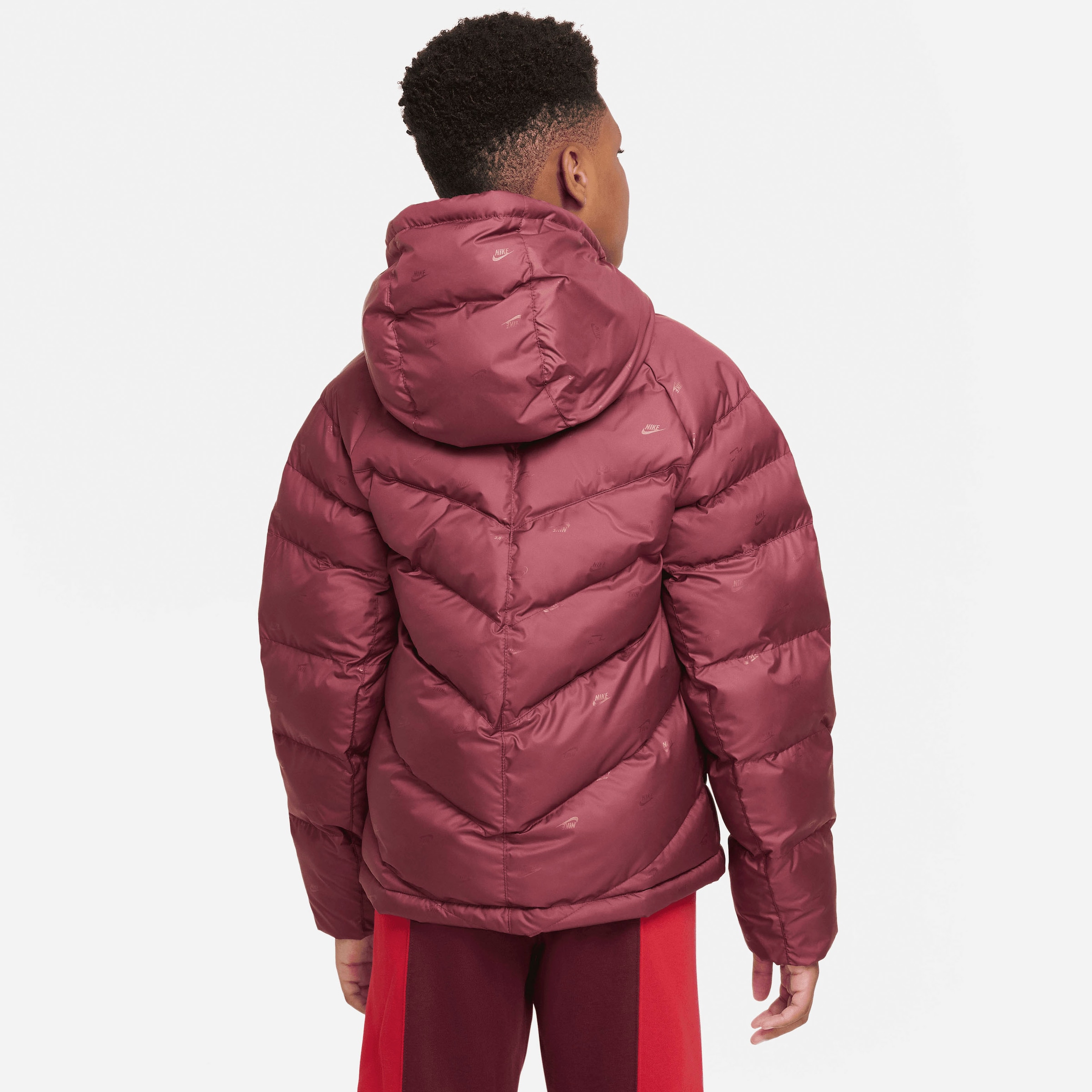 Nike Sportswear Steppjacke »K NSW SYNFL HD JKT AOP«, mit Kapuze