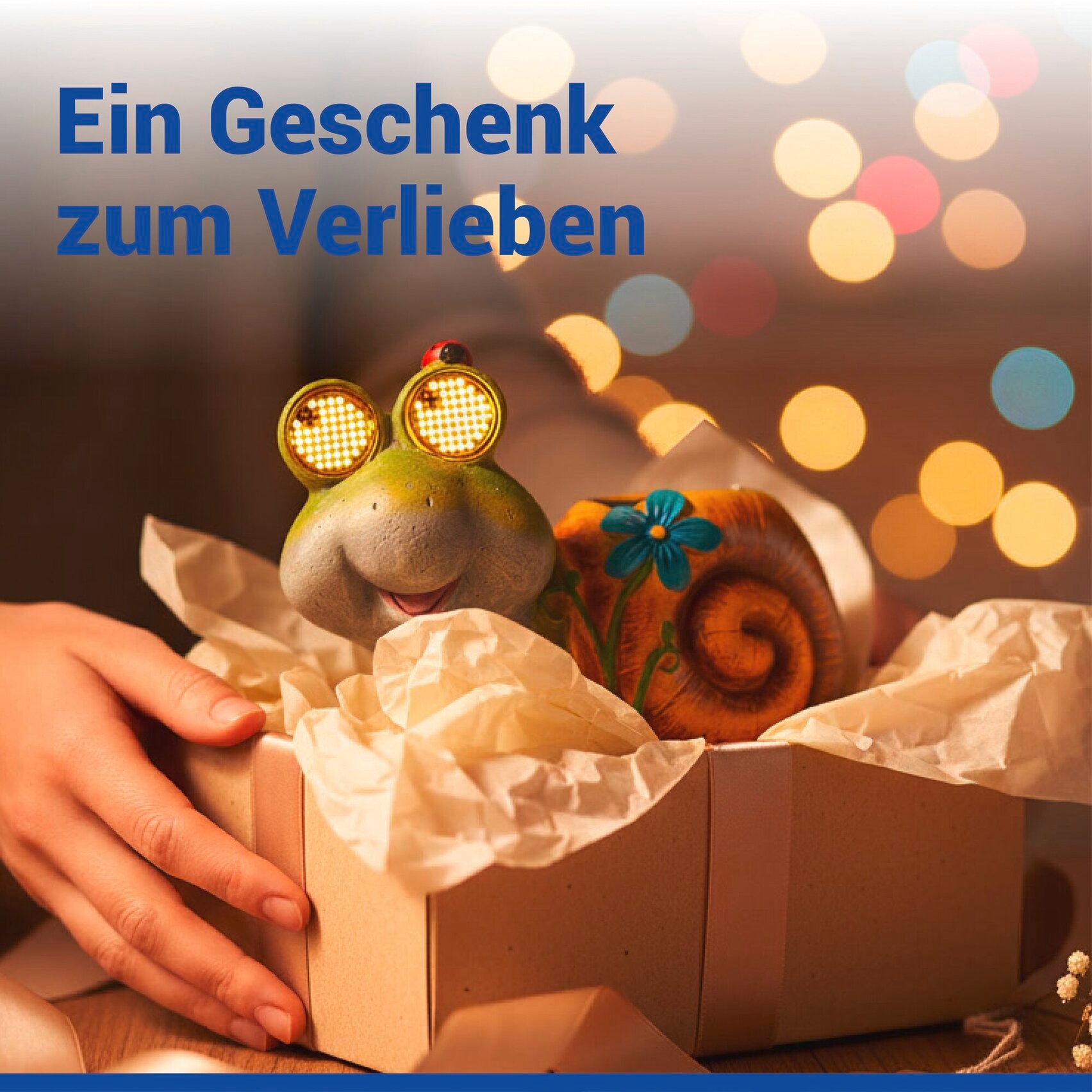 Maximex LED Dekofigur »Modell Blinky Eyes Schnecke« Warmweiß solarbetriebene Gartenfigur mit leuchtenden Augen, für Garten & Balkon