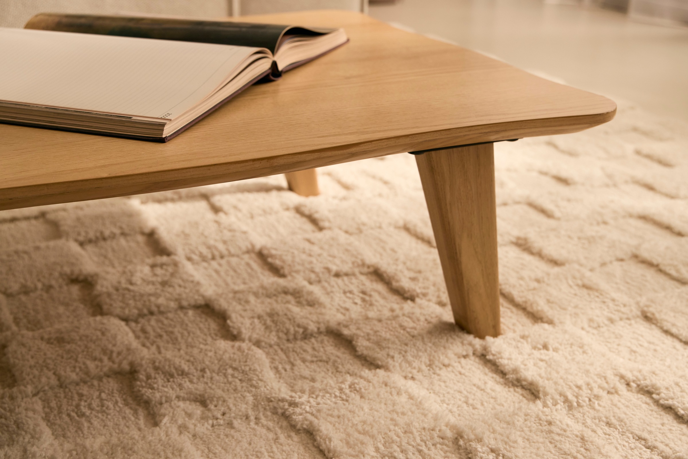 LeGer Home by Lena Gercke Couchtisch »Alina« Loungetisch, organische Form mit Schweizer Kante