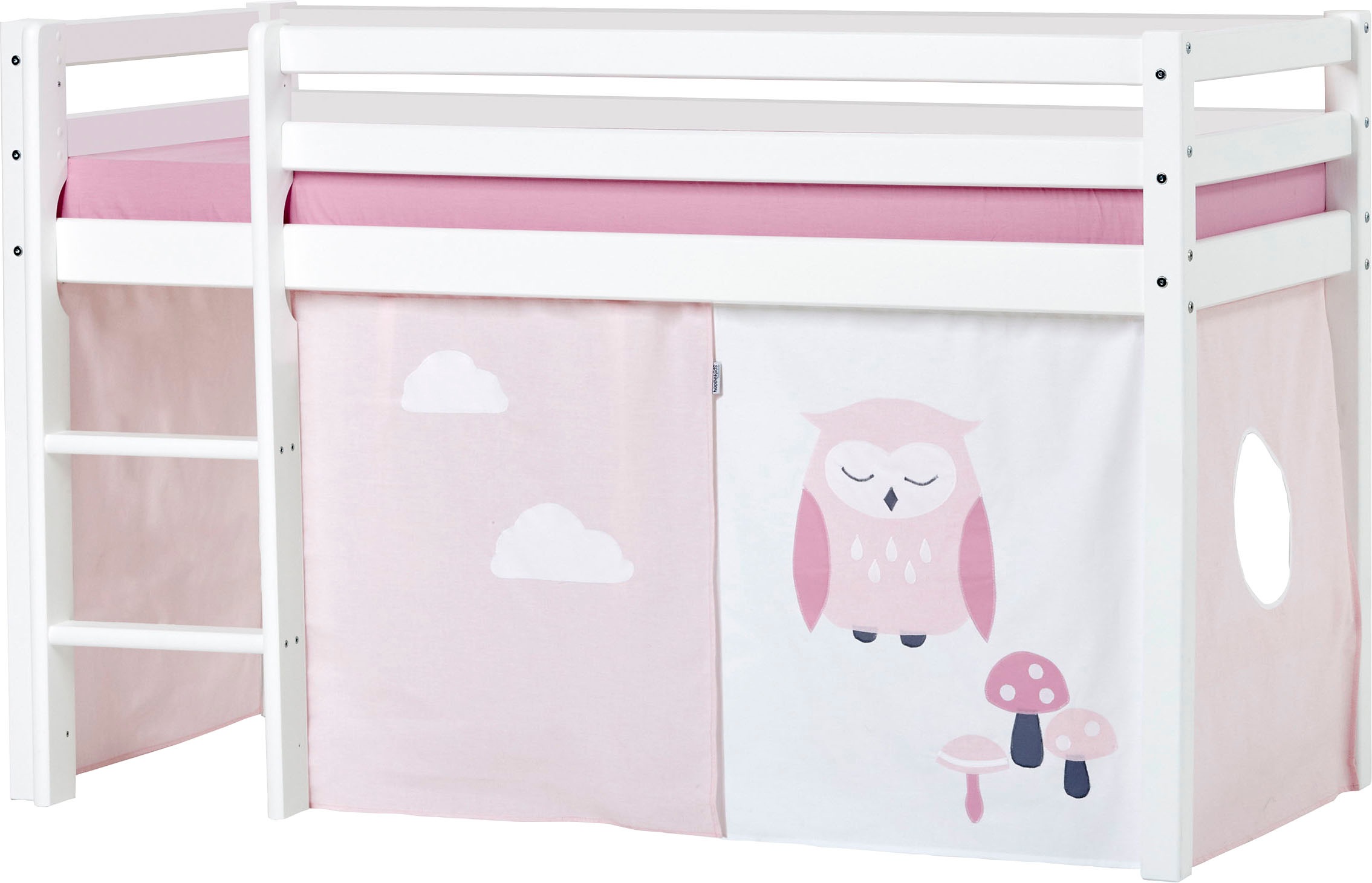 Hoppekids Hochbett »ECO Dream«, mit Matratze & Vorhang, große Auswahl