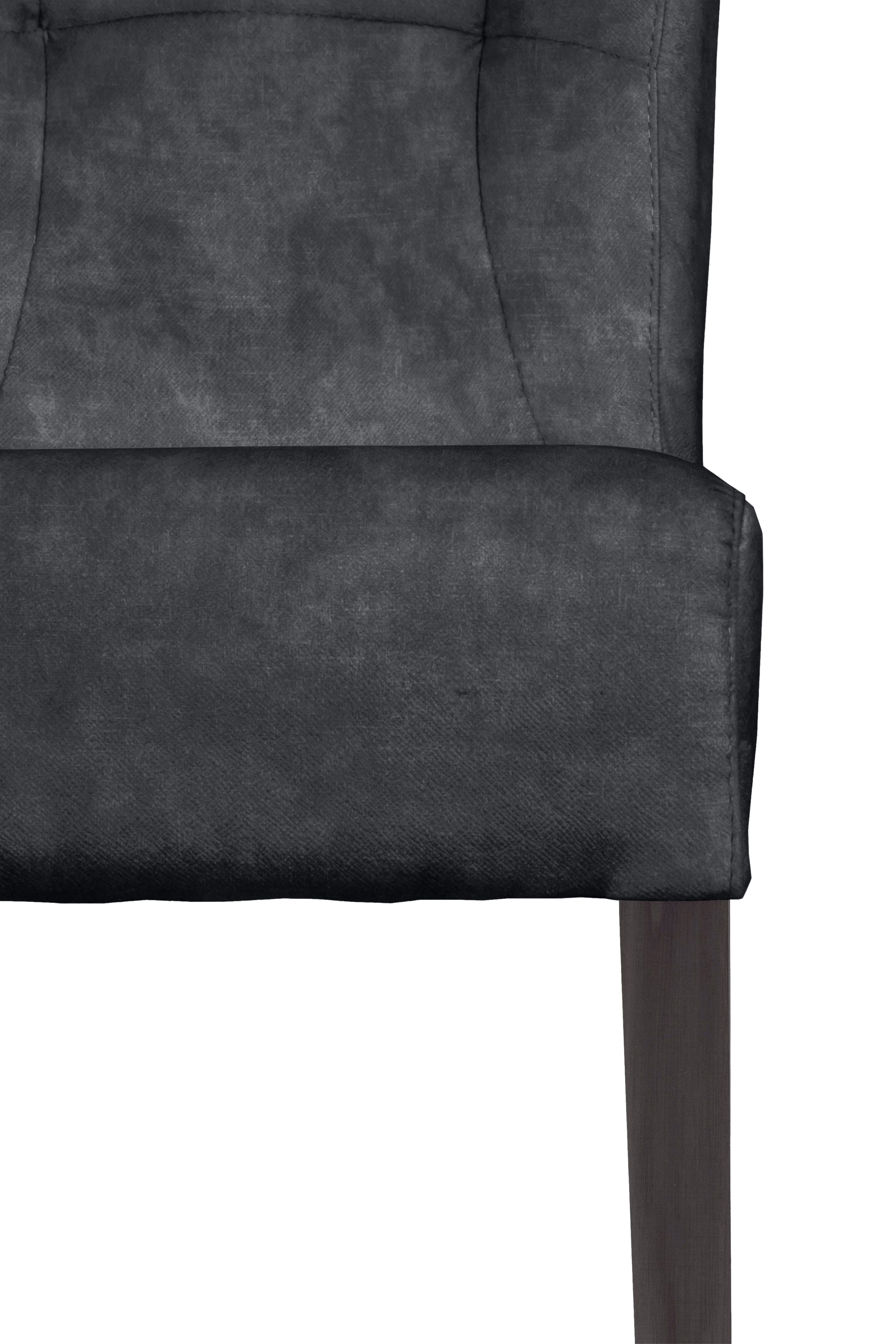 Home affaire 4-Fußstuhl »Henry« (Set) 2 Stk. Samtvelours Sitz und Rücken gepolstert