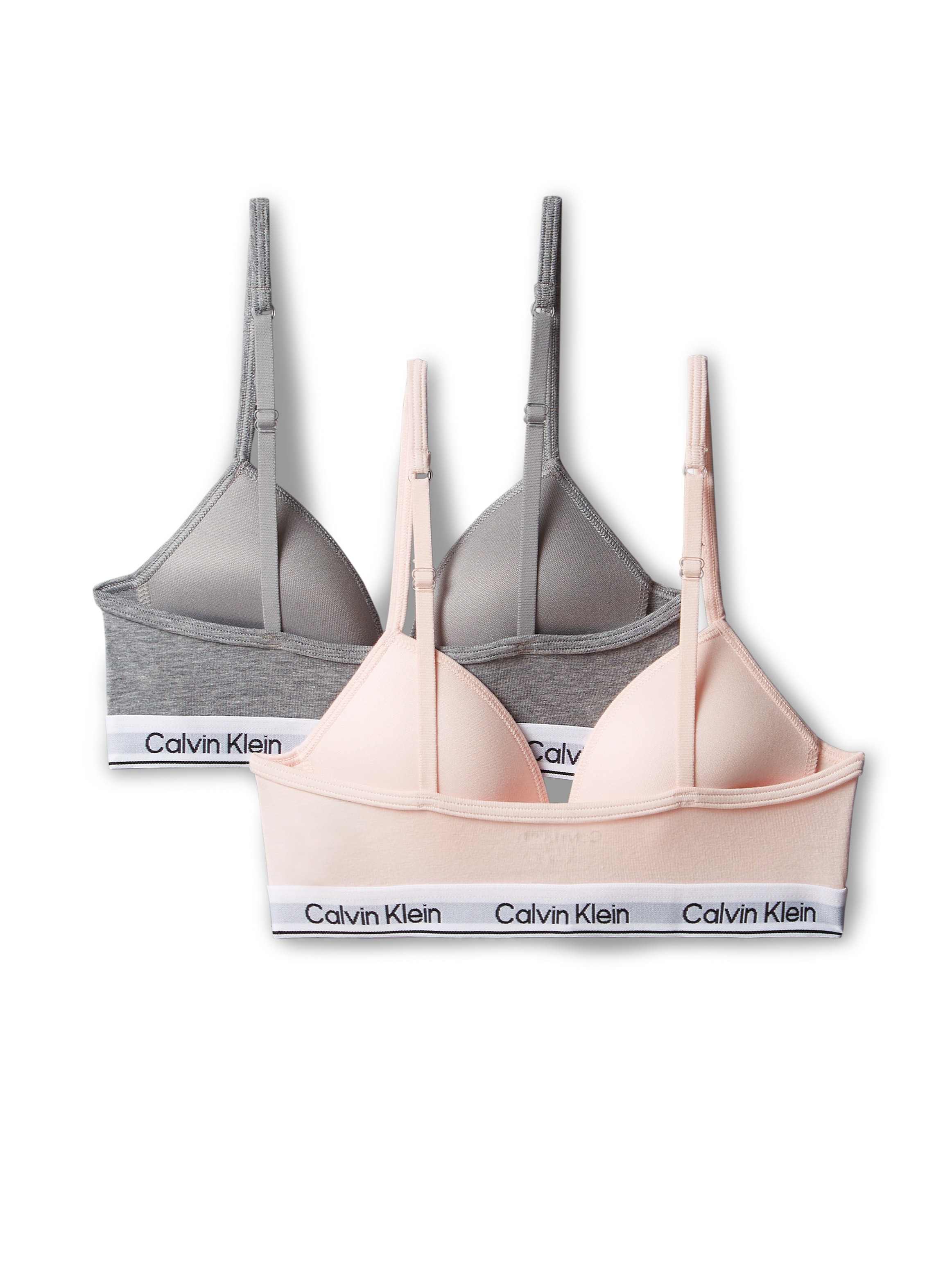 Calvin Klein Underwear Triangel-BH »2PK TRIANGLE« Packung, 2er-Pack, 2 Stk. mit Logobund