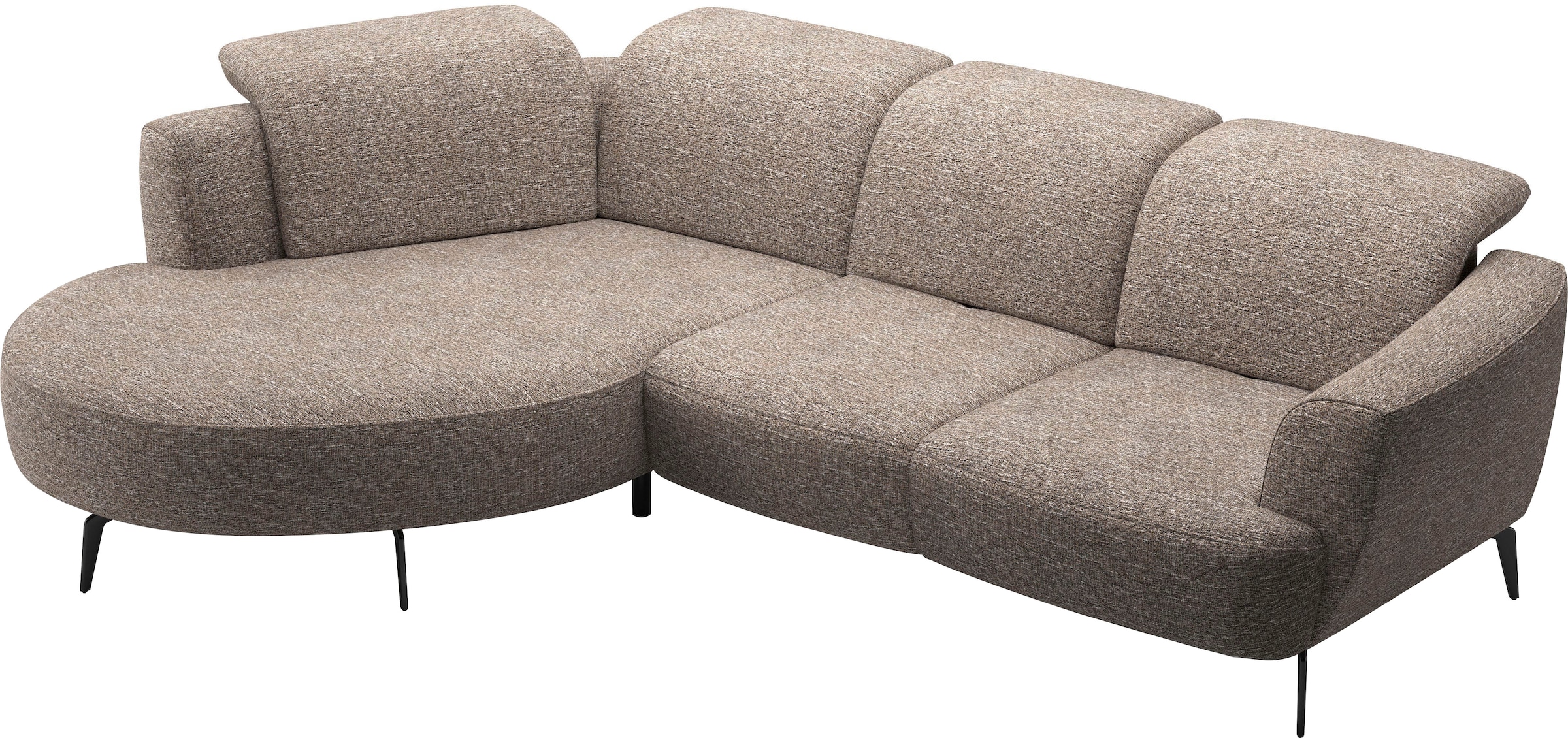 sit&more Ecksofa »Zoe«, ink.Sitztiefenverstellung, wahlweise mit Kopfteilverstellung