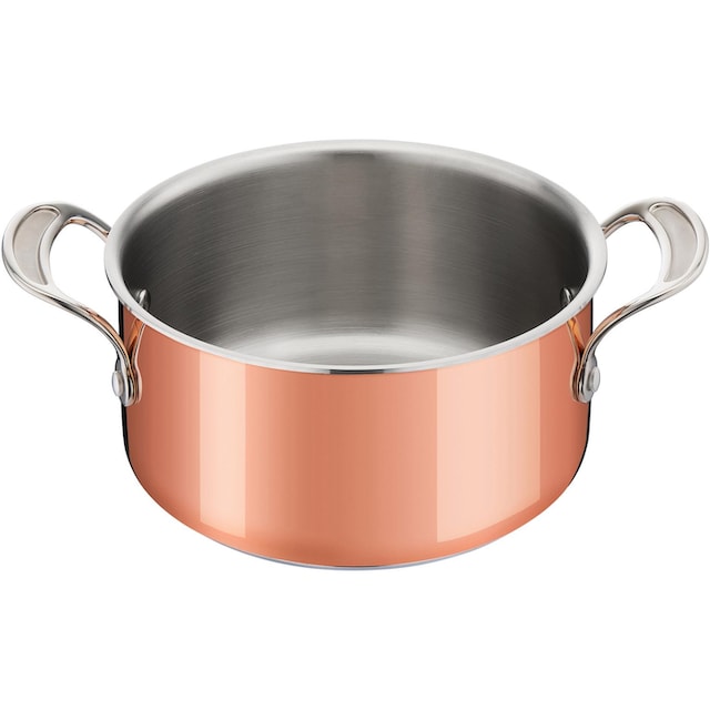 Tefal Kochtopf »Triply Copper by Jamie Oliver«, Kupfer, (1 tlg.),  Triply3-Schicht-Material, Mesh-Beschichtung, alle Herdarten, Induktion  bestellen bei OTTO