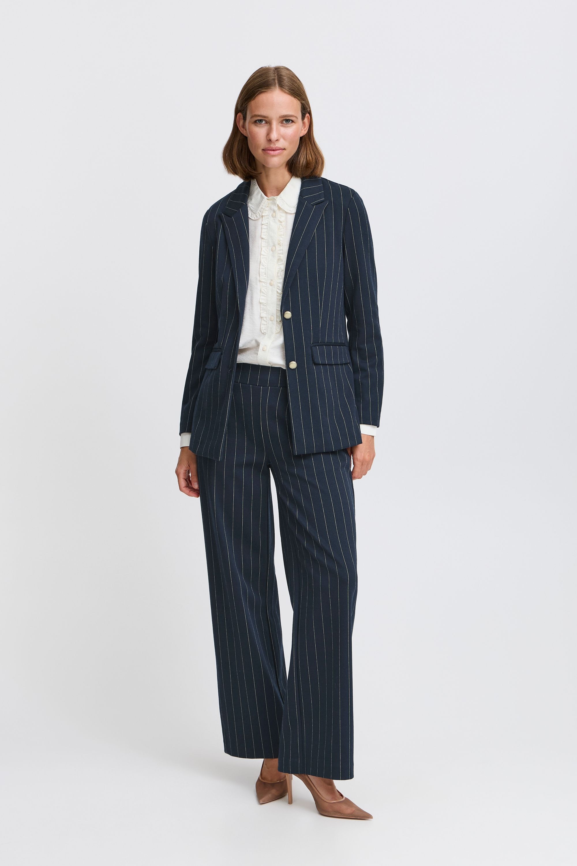 b.young Kurzblazer »Kurzblazer BYROWAN STRIPE BLAZER -«