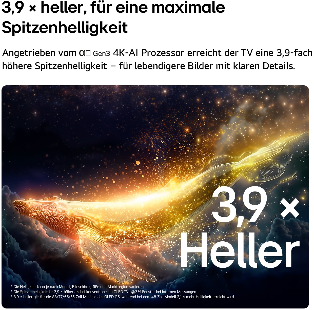LG OLED-Fernseher »OLED55G67LW« 139 cm/55 ″ Smart-TV