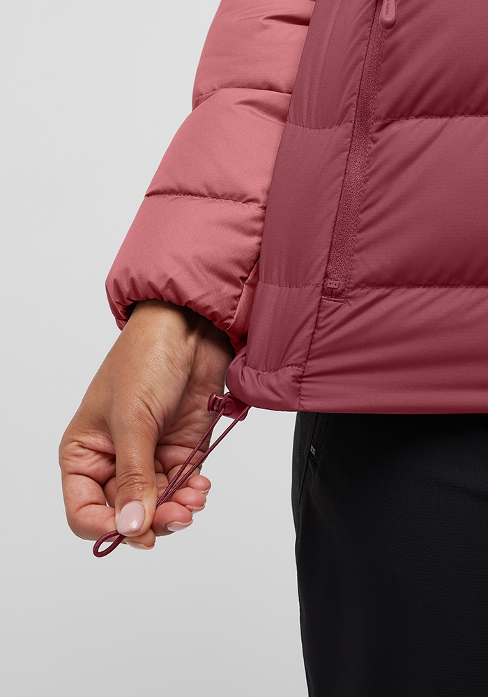 Jack Wolfskin Daunenjacke »ATHER DOWN HOODY W RDS«, mit Kapuze