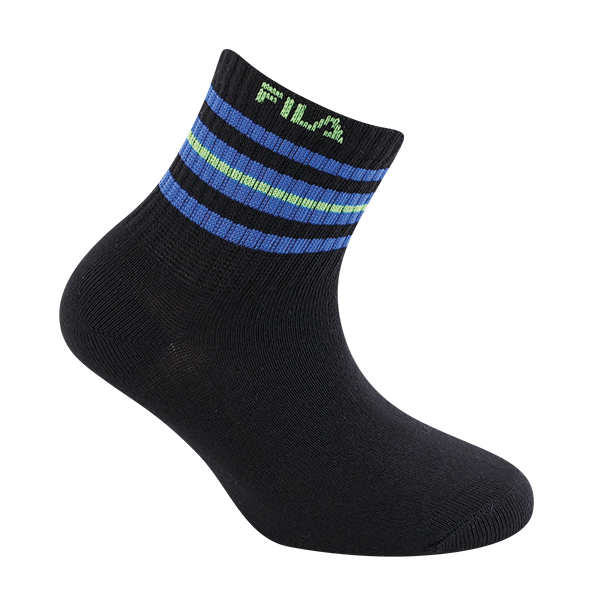 Fila Kurzsocken 6 Paar,  Cotton-Mix, mit Rippenbündchen