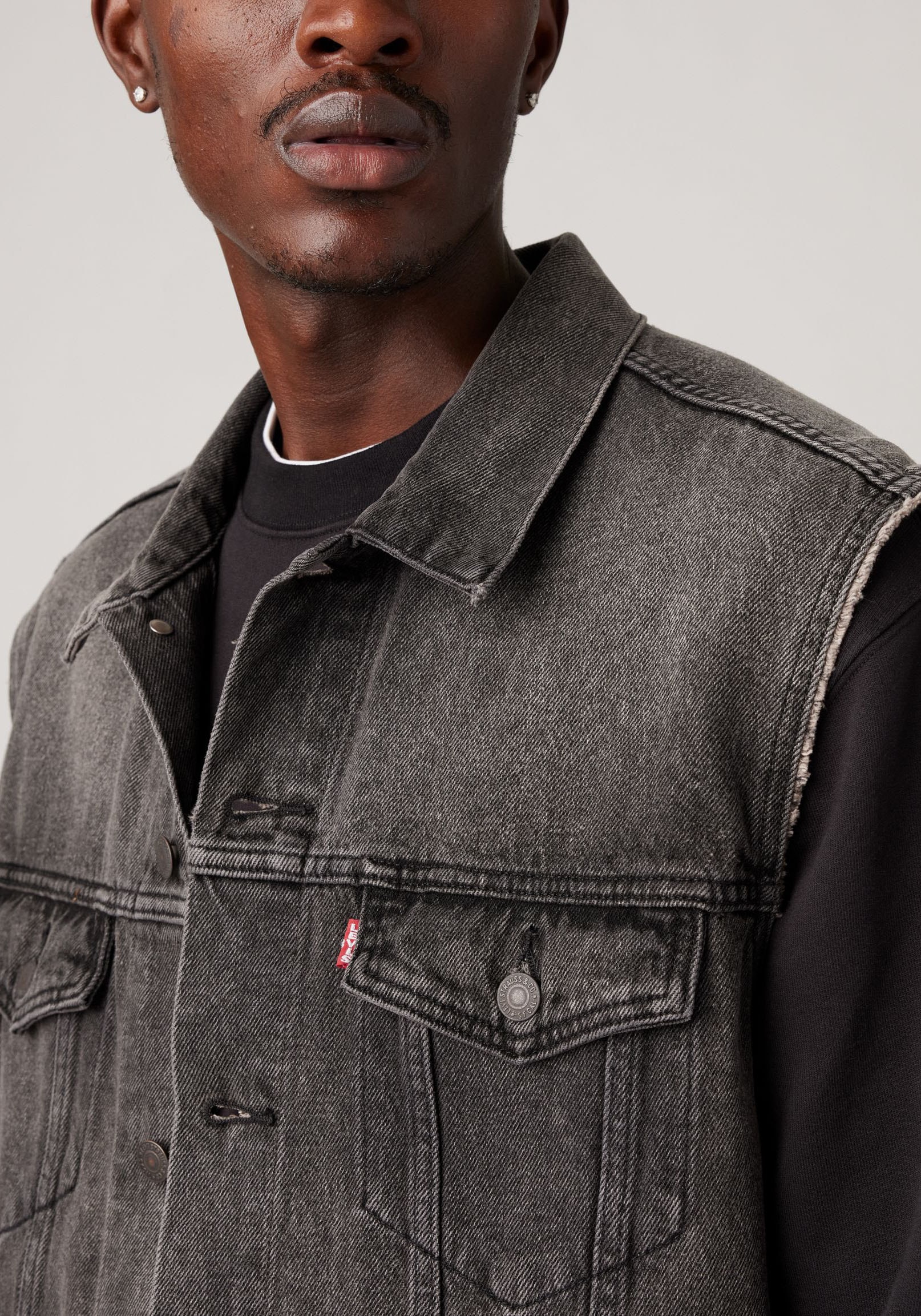 Levi's® Jeansweste »RELAXED TRUCKER VEST MED INDIGO - WORN IN«