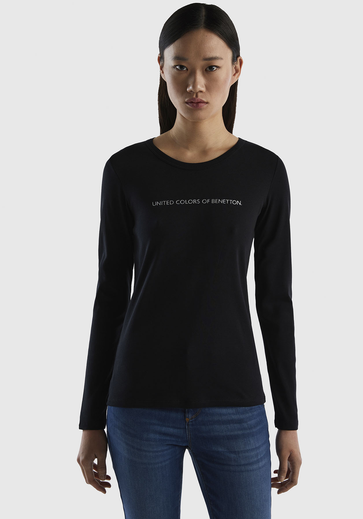 Langarmshirt, in vielseitig einsetzbarer Optik