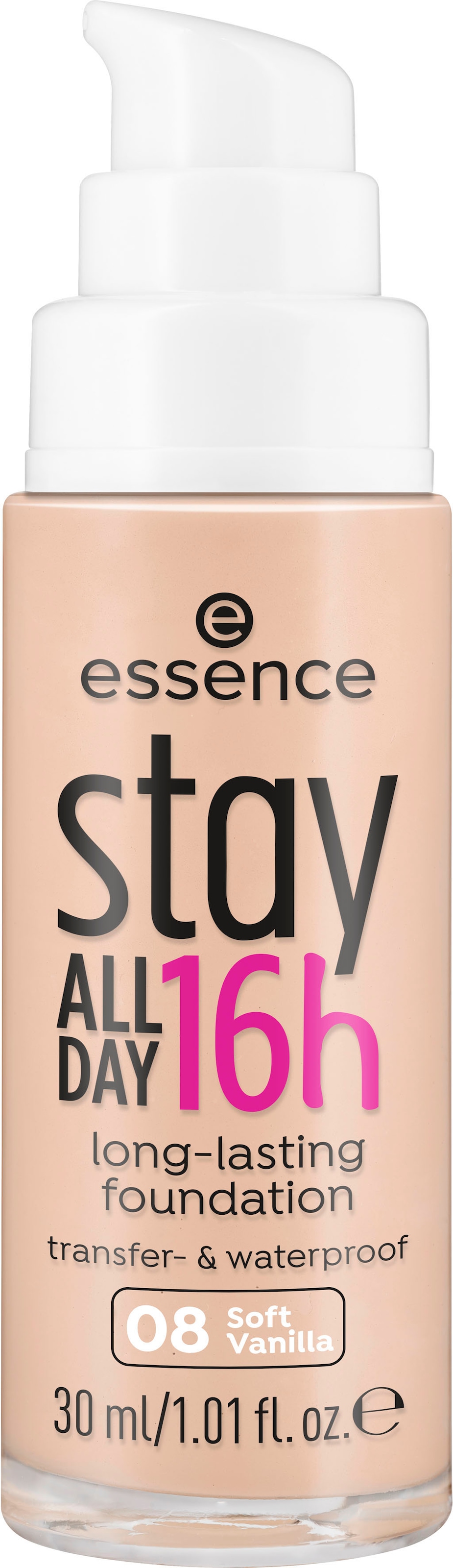 Essence Foundation »stay ALL DAY 16h long-lasting«, (Set, 3 tlg.), mit super softer Textur