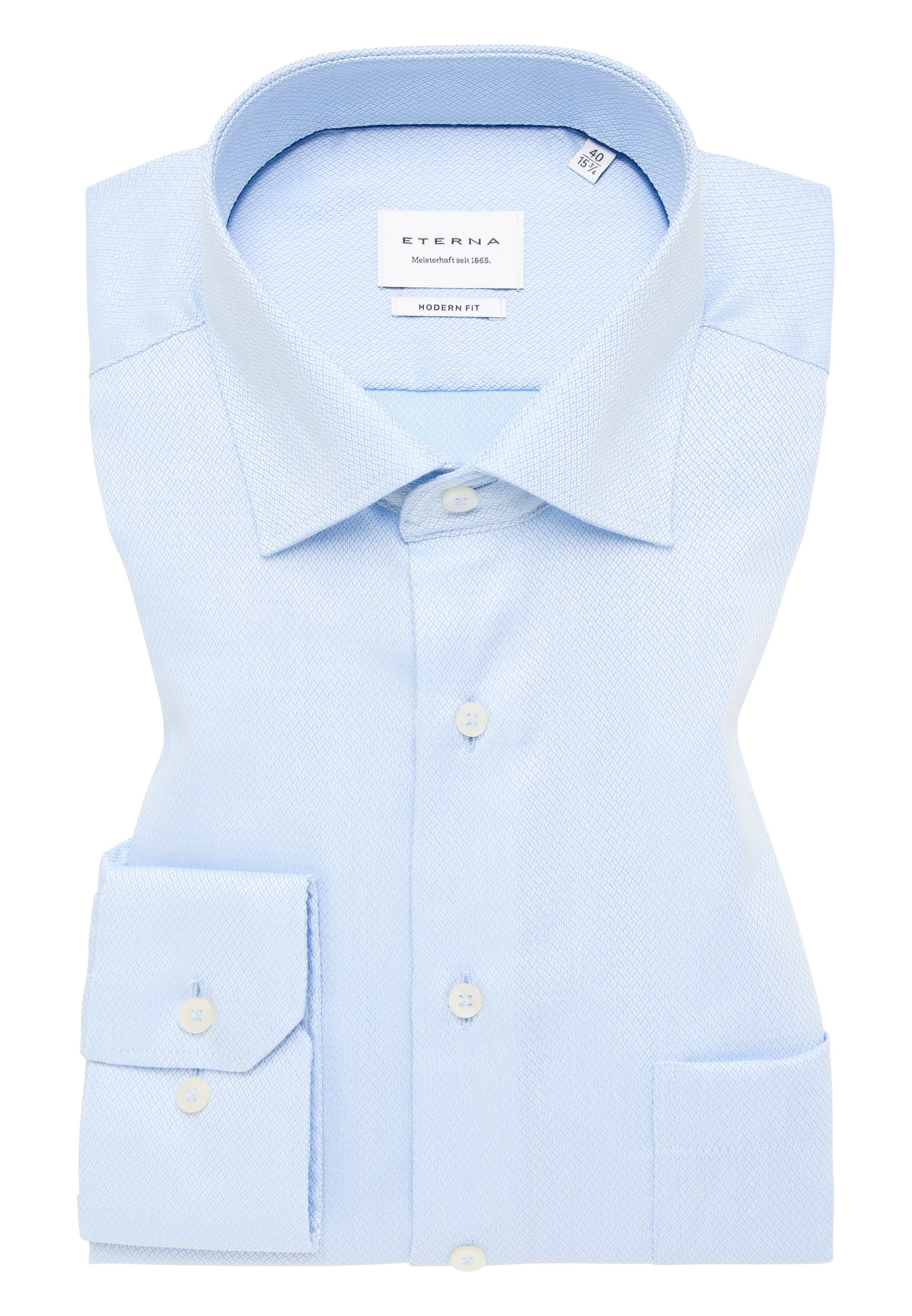 Eterna Langarmhemd »MODERN FIT«, NON IRON (bügelfrei)