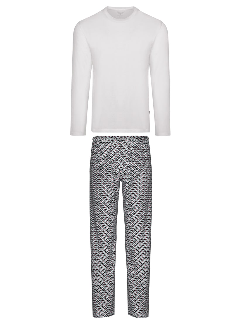 Trigema Schlafanzug »TRIGEMA Pyjama mit Pinguinmotiv« 1 Stk. tlg.,