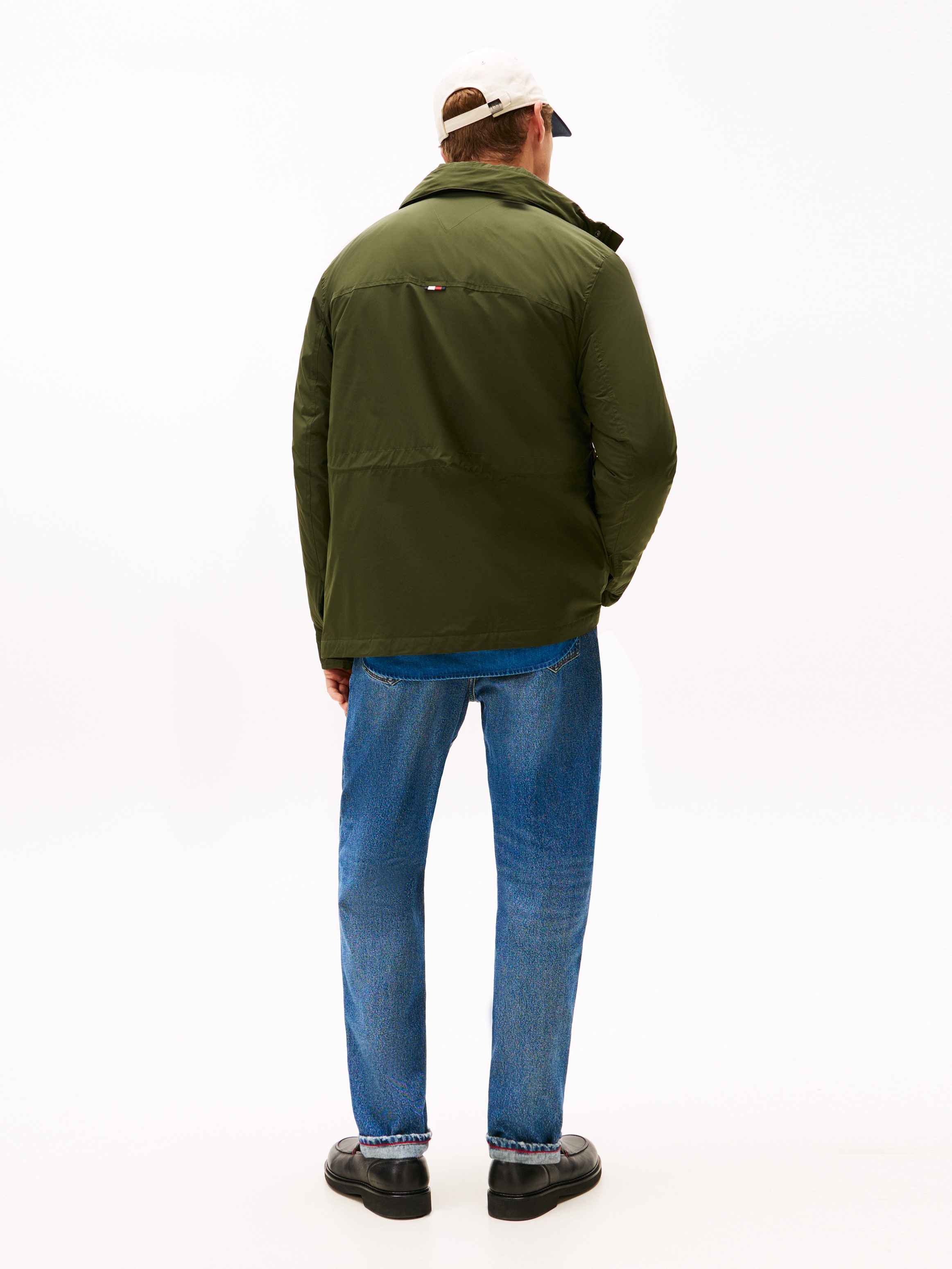 Tommy Hilfiger Fieldjacket »LW PACKABLE« mit Kapuze im Kragen verstaubare Kapuze, normale Passform