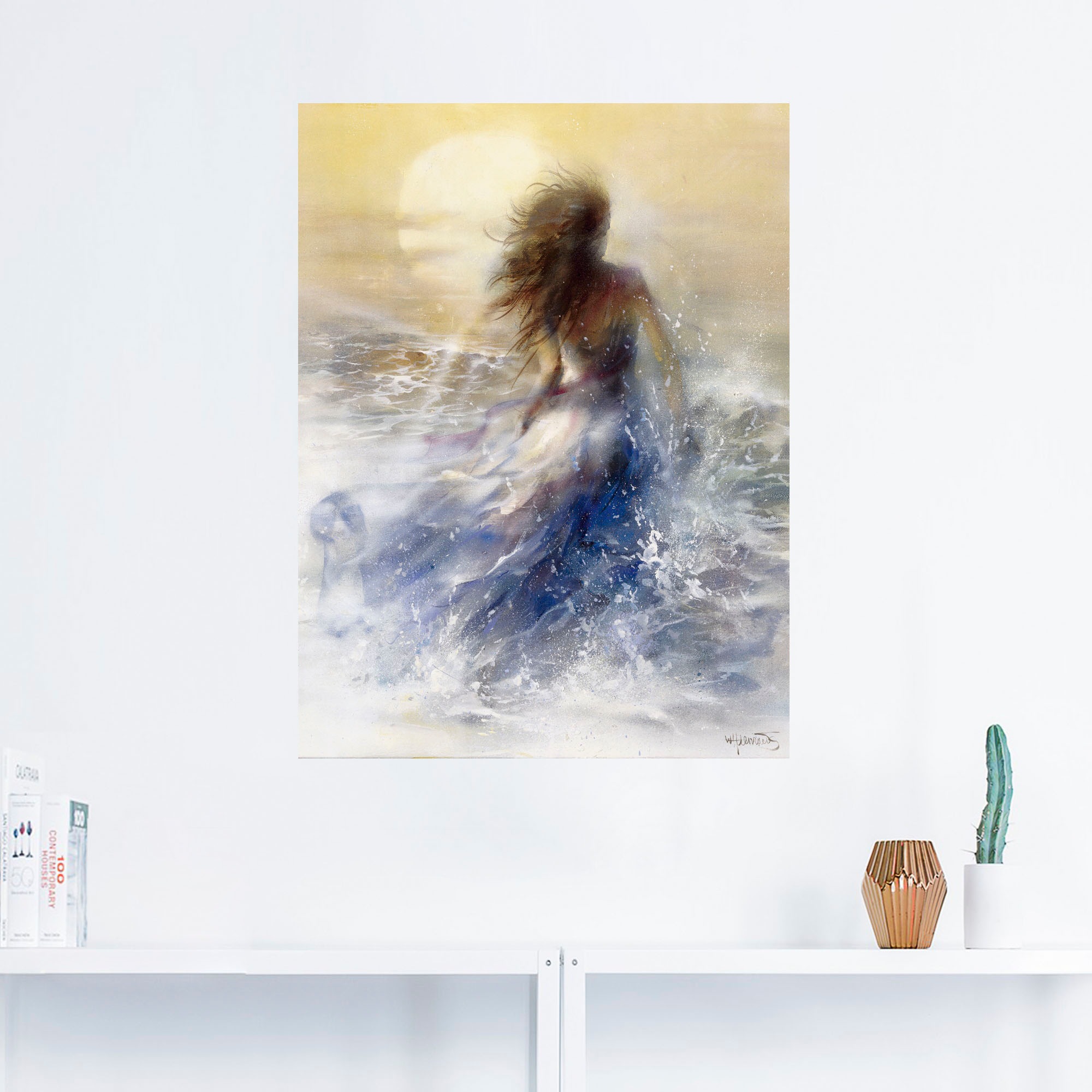 Artland Wandbild »Sommer I«, Frau, (1 St.), als Leinwandbild, Poster, Wandaufkleber in verschied. Größen