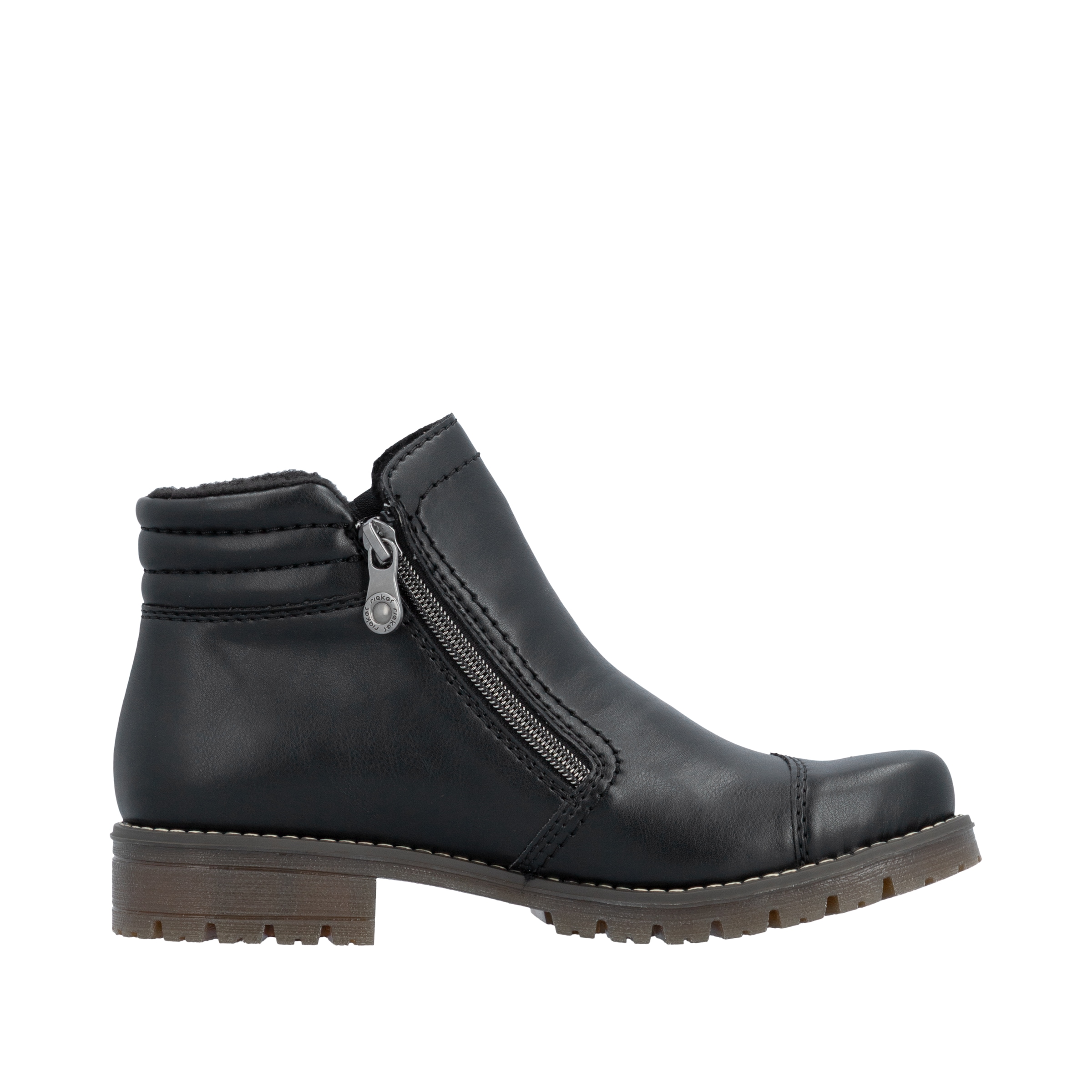 Rieker Stiefelette  Klassik-Boots, Casual-Stiefelette mit zwei Reißverschlüssen