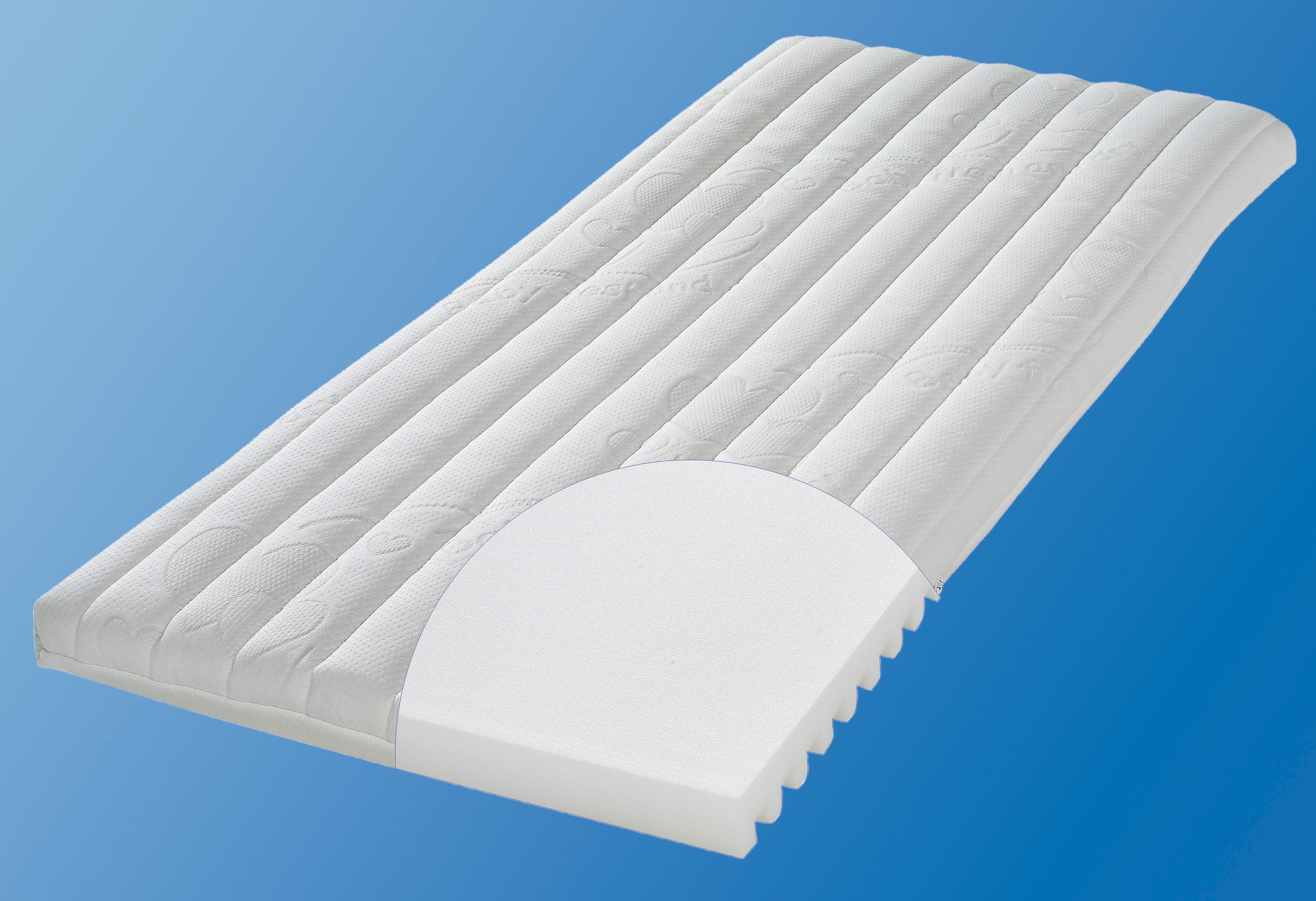 Julius Zöllner Kaltschaummatratze »Climatix Plus« 5 cm hoch 1 Stk. tlg. für die Wiege in weiß, Größe B/L: 40 cm x 90 cm