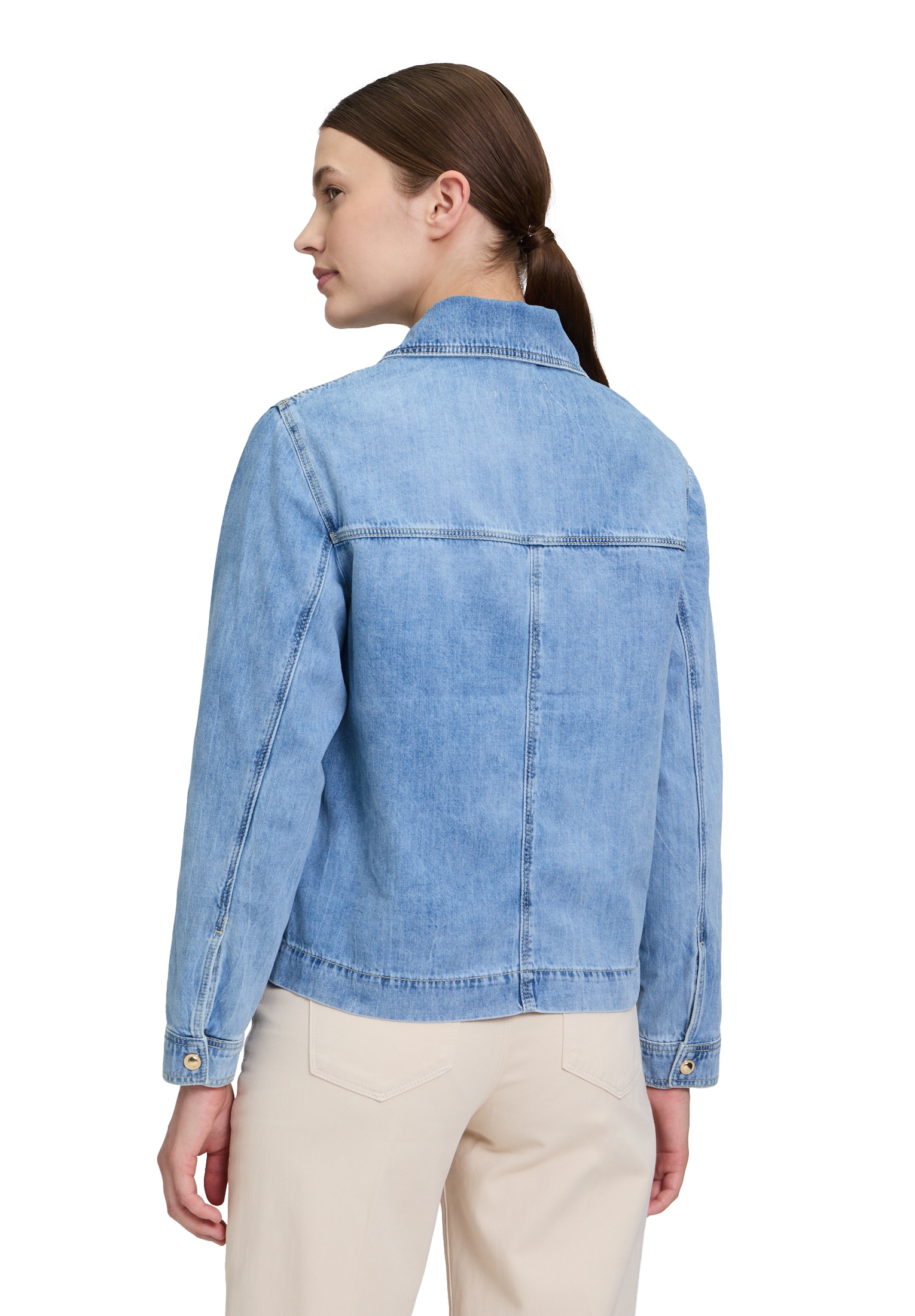 Cartoon Jeansblazer »Jeansjacke mit aufgesetzten Taschen«