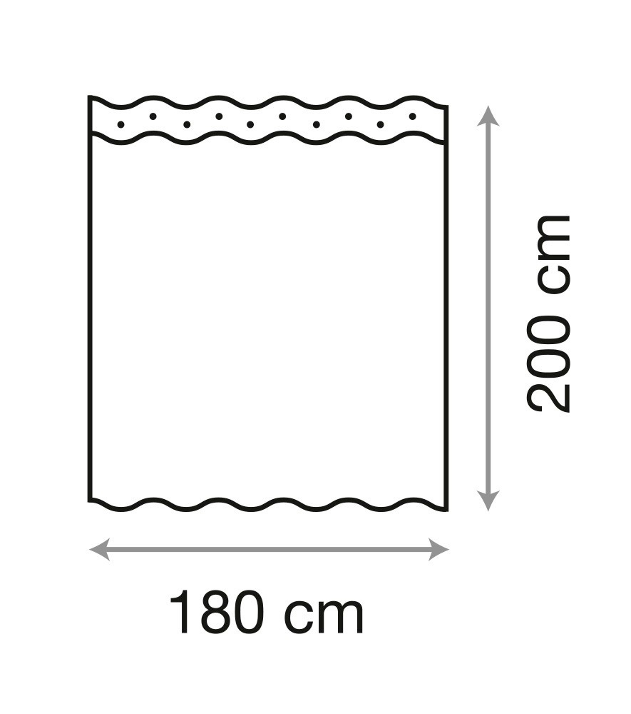 Sanilo Duschvorhang »Stay Cool«, Höhe 200 cm