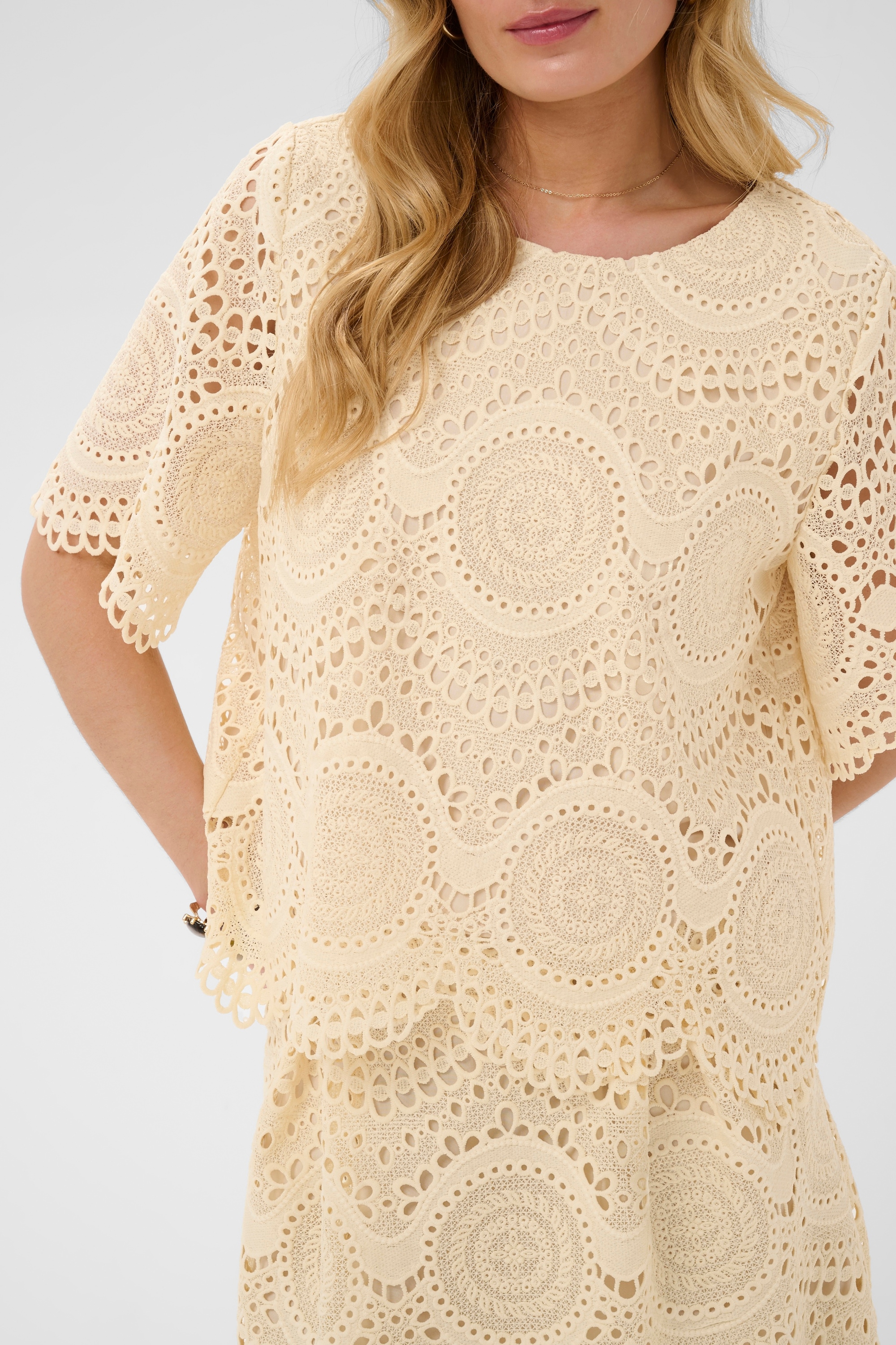 Cream Kurzarmbluse »Kurzarm-Bluse CRBaja«
