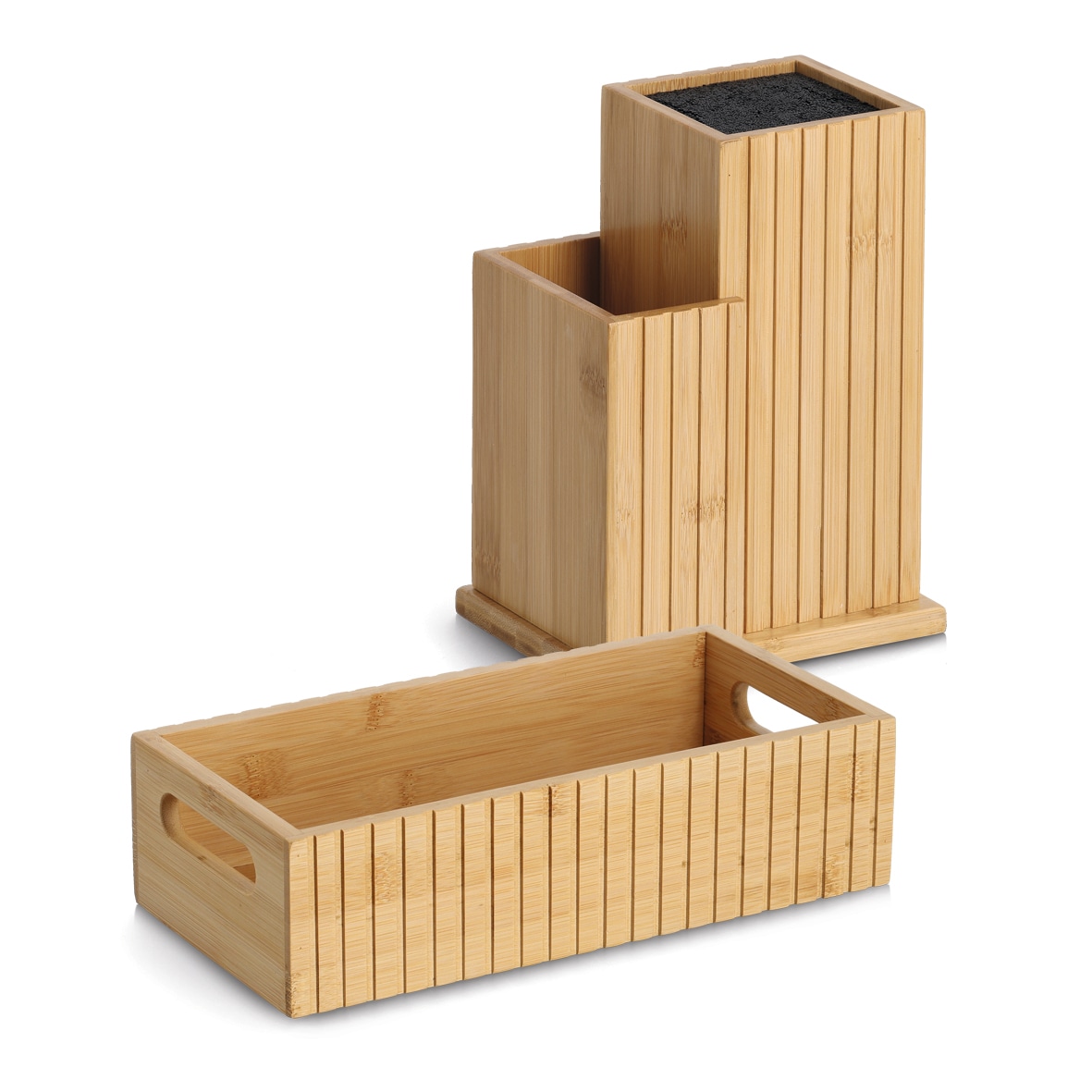 Zeller Present Aufbewahrungsbox »Aufbewahrungsbox, Bambus« 2er-Set, ca. 30x15x8 cm