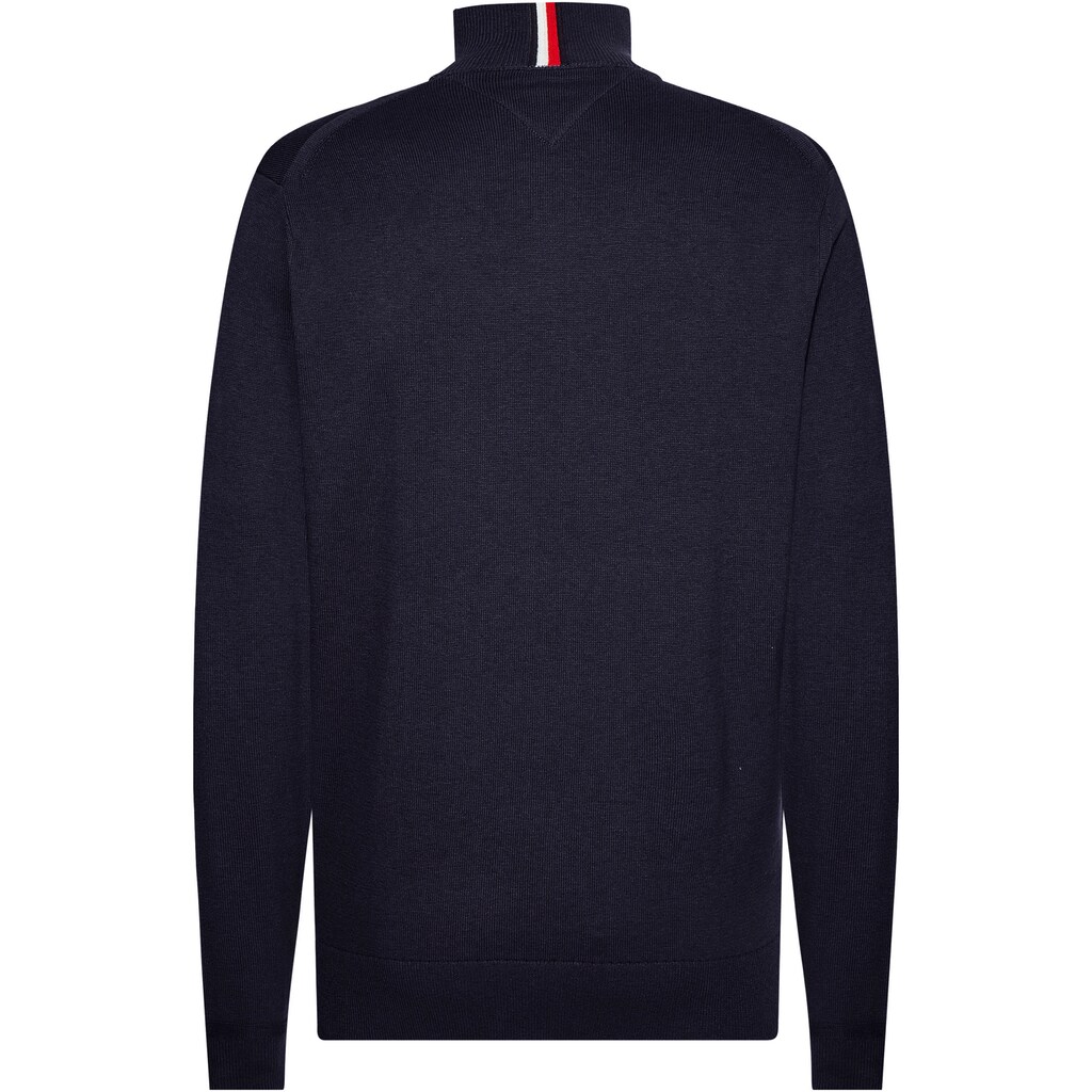 Tommy Hilfiger Troyer »PIMA ORG CTN CASHMERE ZIP MOCK«