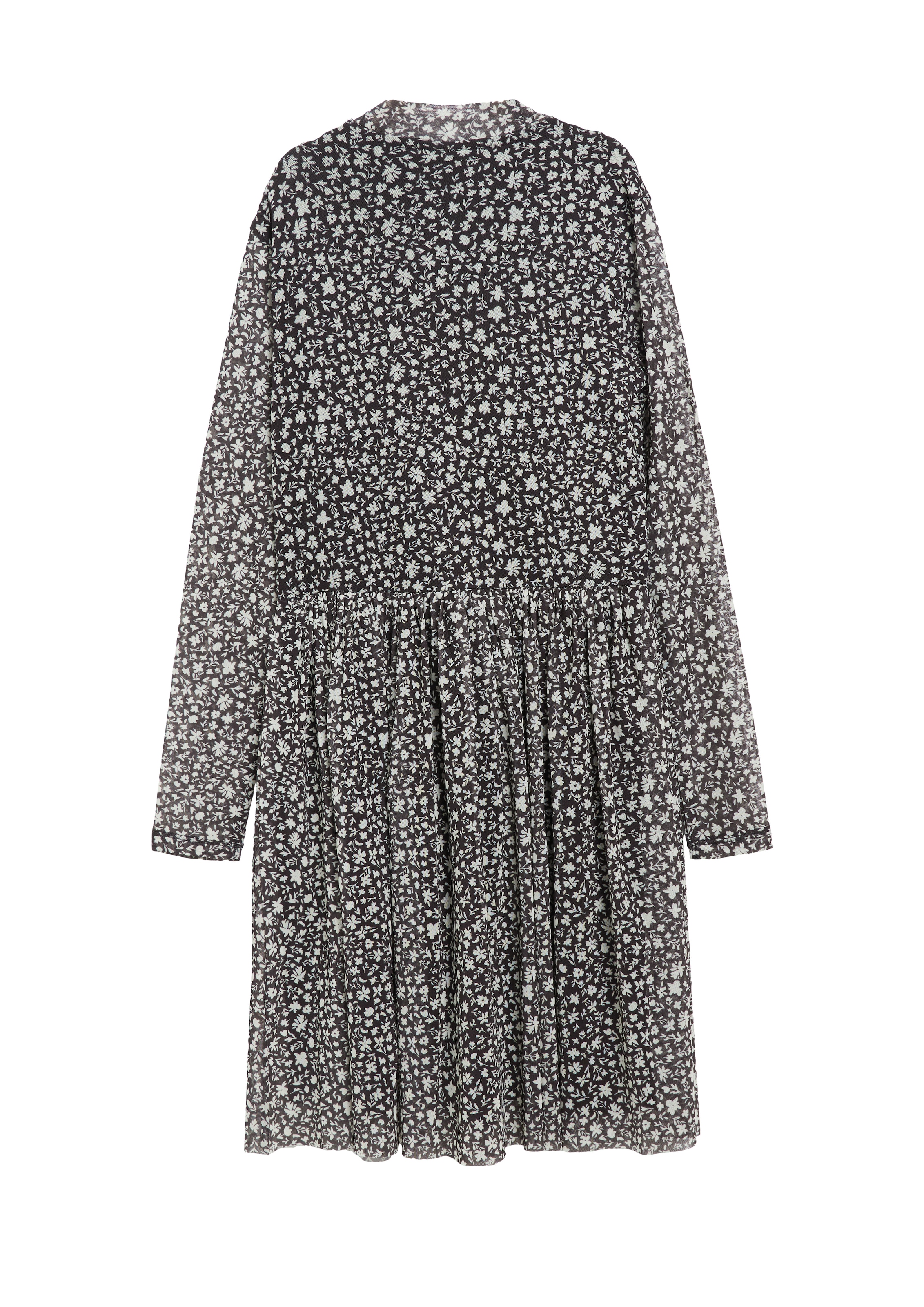 s.Oliver Junior Meshkleid Pflegeleichter, elastischer Mesh, Jersey- Futter aus Viskosemix