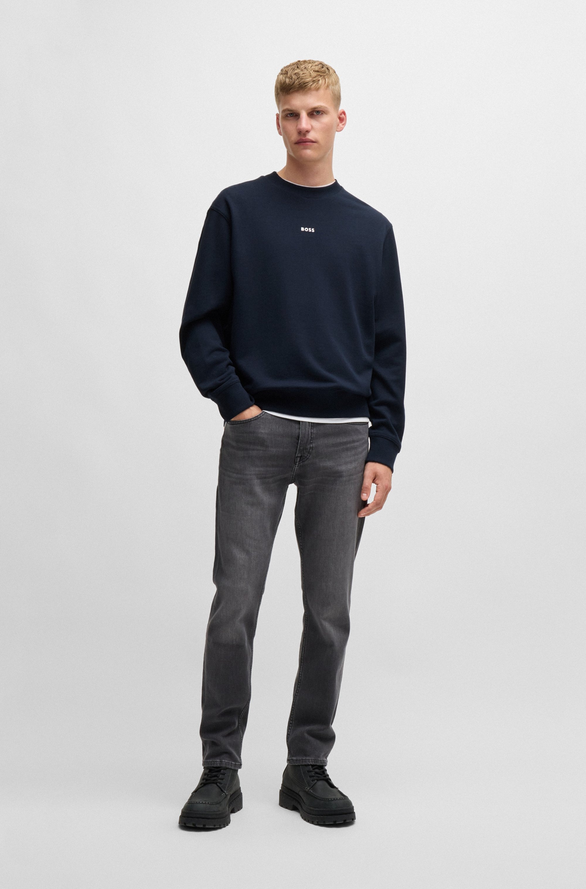 BOSS ORANGE Sweatshirt »WeSmallcrew«, mit Logo auf der Brust