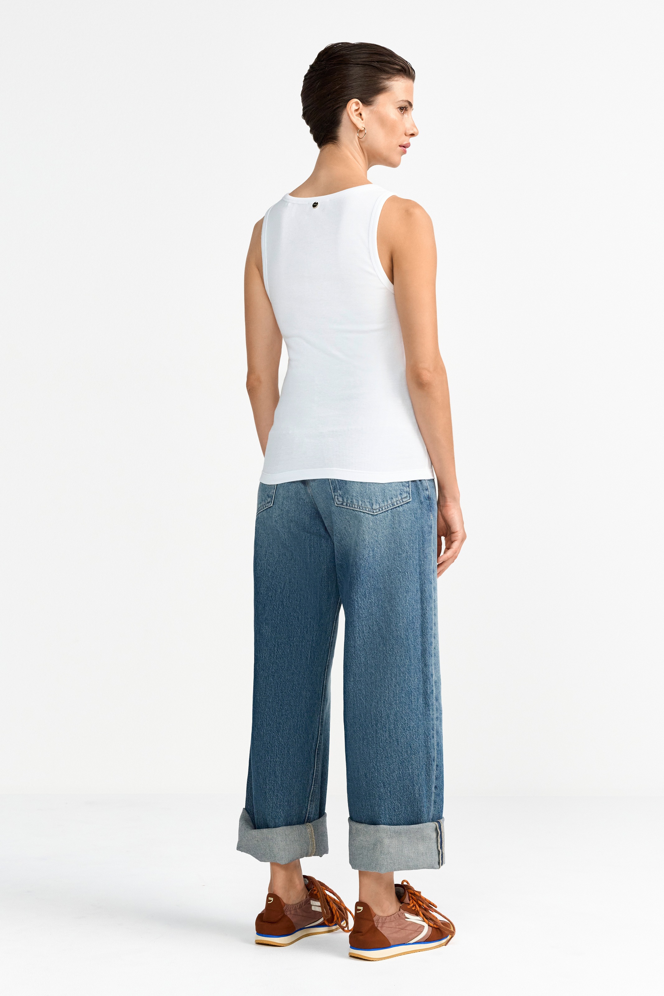 RICHROYAL Tanktop Regular fit mit tiefem Rundhalsausschnitt