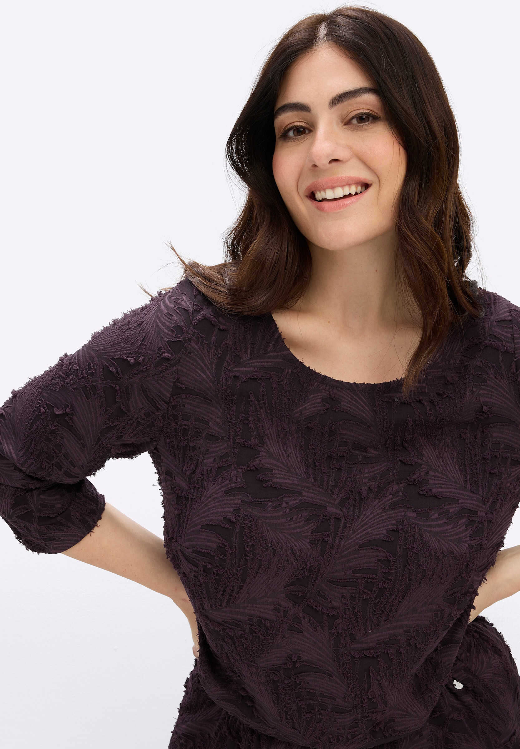 Sheego Longbluse »Tunika Tunika mit 3/4-Ärmeln«