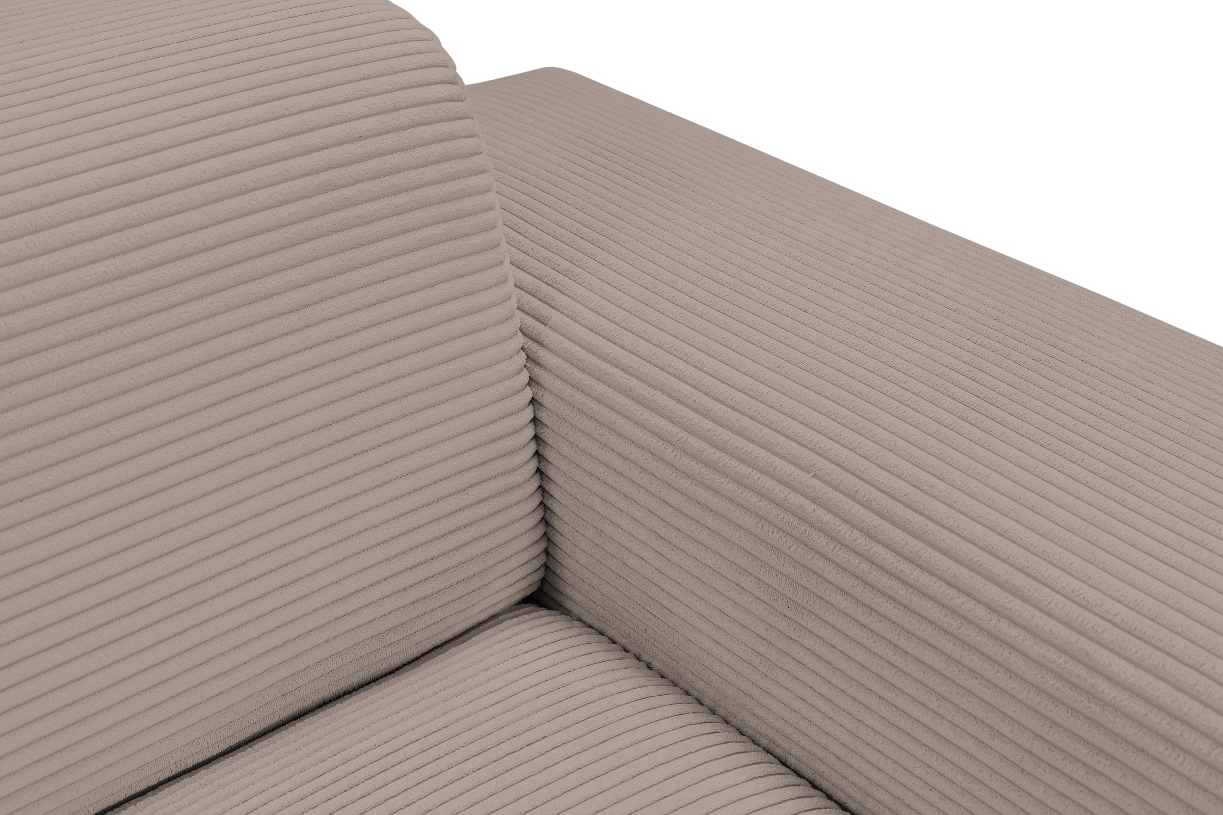 WERK2 Wohnlandschaft »Zeus viel Platz, Breite 330cm, modern und zeitlos, U-Form«, Curvy Trend Wohnlandschaft mit urbaner Optik auch in weichem Cord