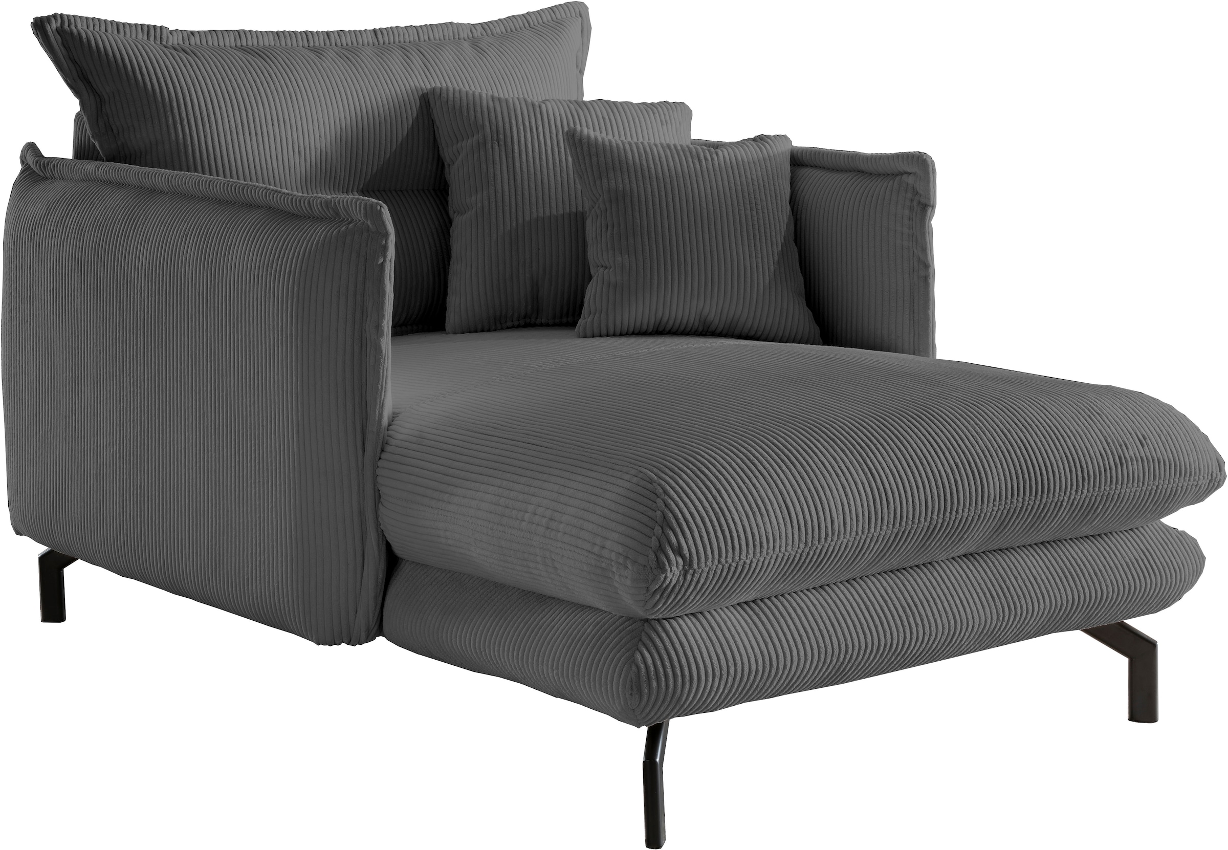 Home affaire Loveseat »LAVA Mega Ohrenbacken Sessel, modern & elegant, aktuelle Kissenoptik« 1 Stk. tlg.
