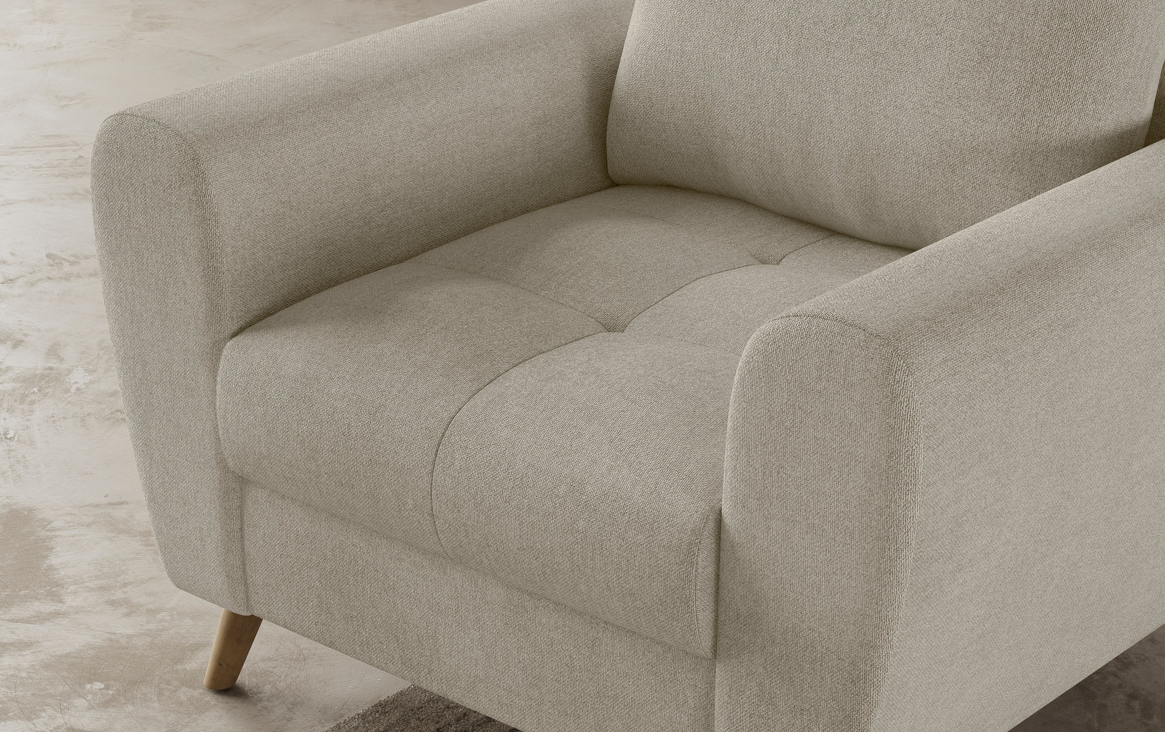 Mr. Couch Sessel »Blackburn II« Passend zu der Garnitur, wahlweise mit Kaltschaum