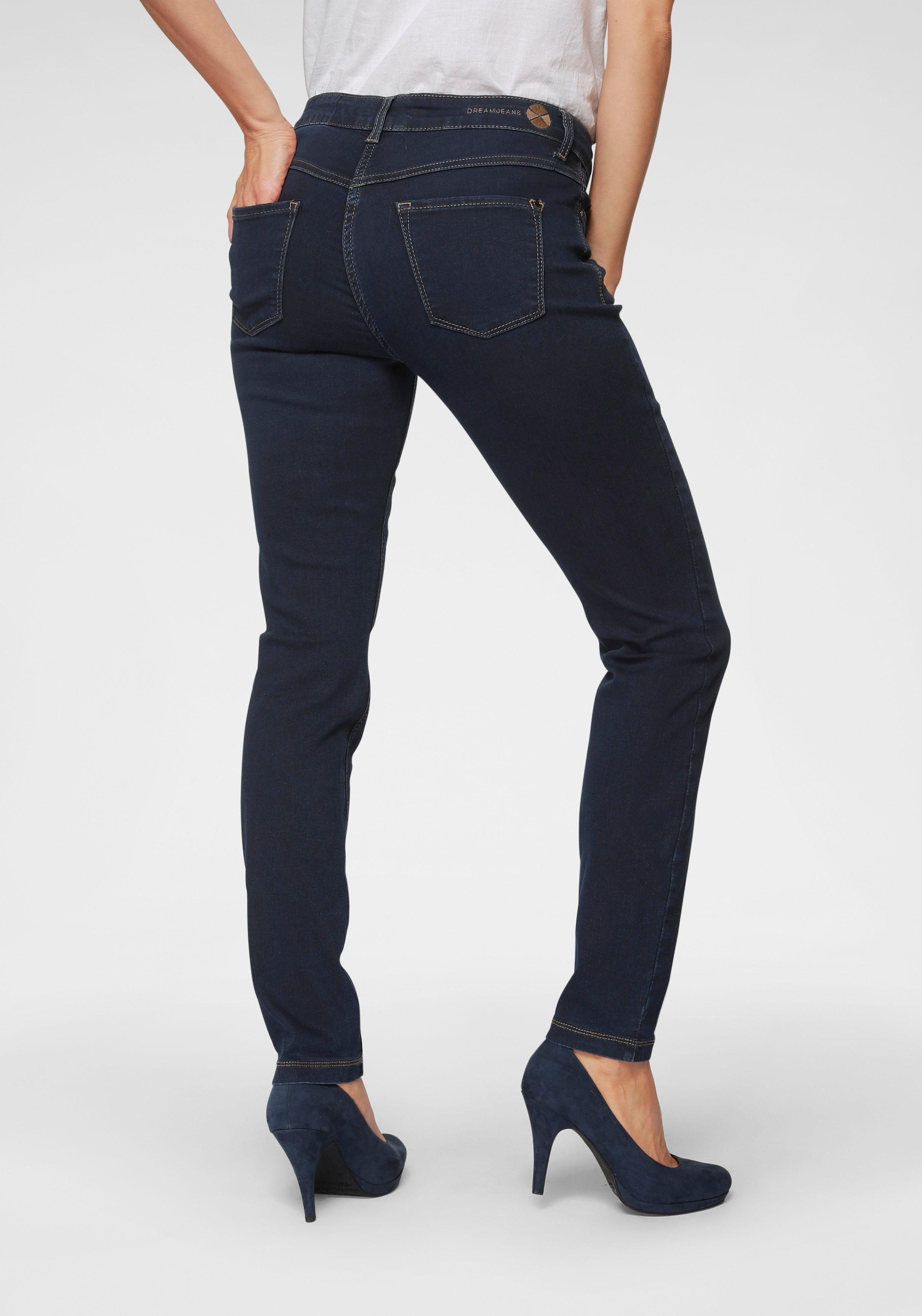 MAC Skinny-fit-Jeans »Dream Skinny«, Hochelastische Qualität sorgt für den perfekten Sitz