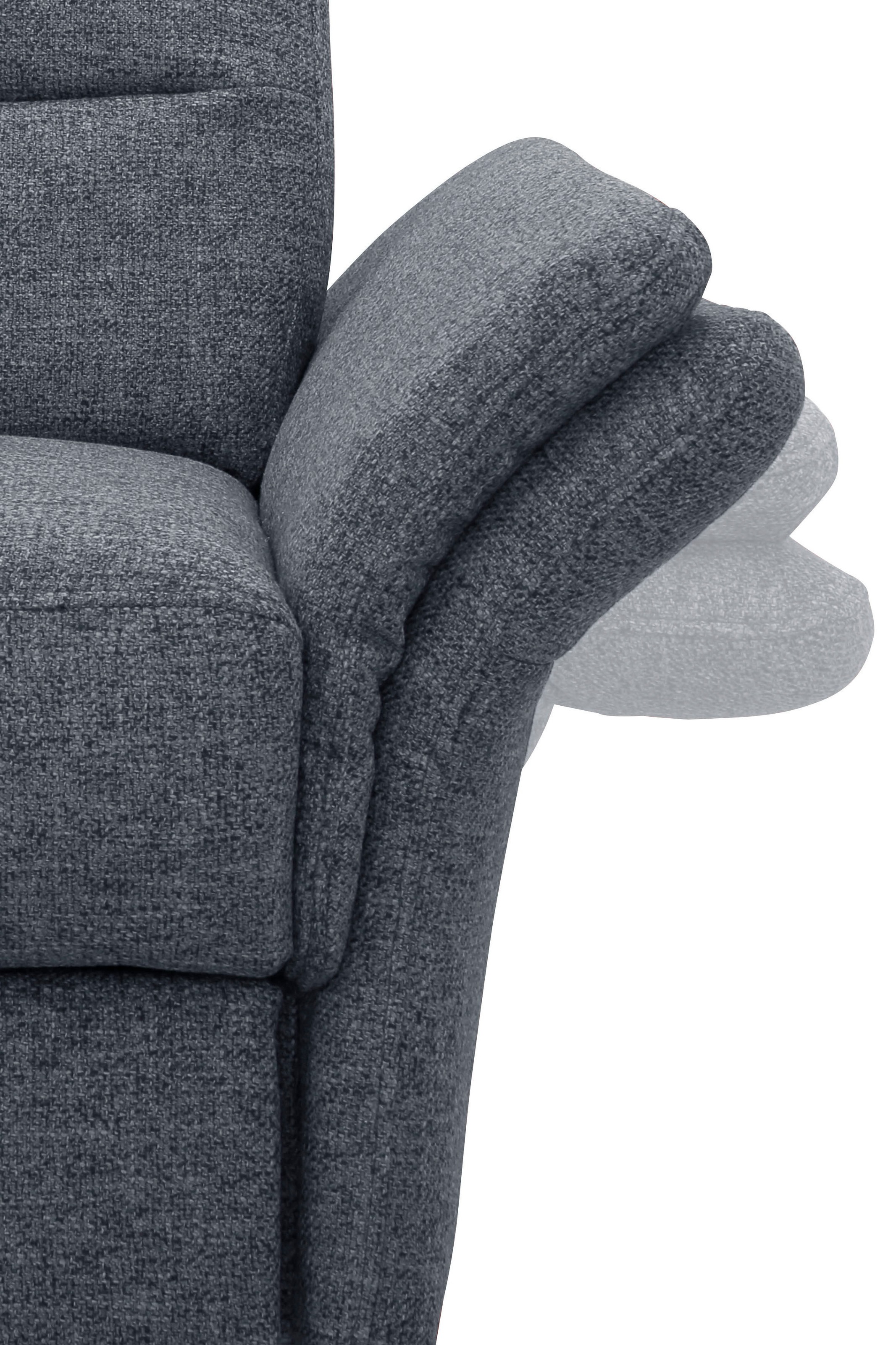 Home affaire Ecksofa »Westerland L-Form«, Federkern-Polsterung, wahlweise mit Bettfunktion, Bettkasten