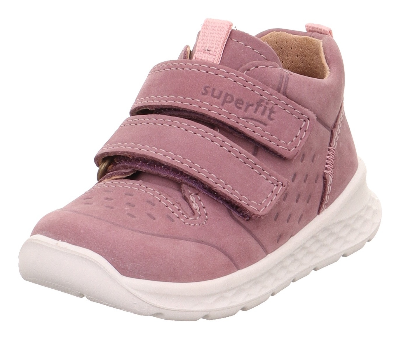 Superfit Klettschuh »BREEZE WMS: mittel«, Sneaker mit halbhohem Schaft, Größenschablone zum...