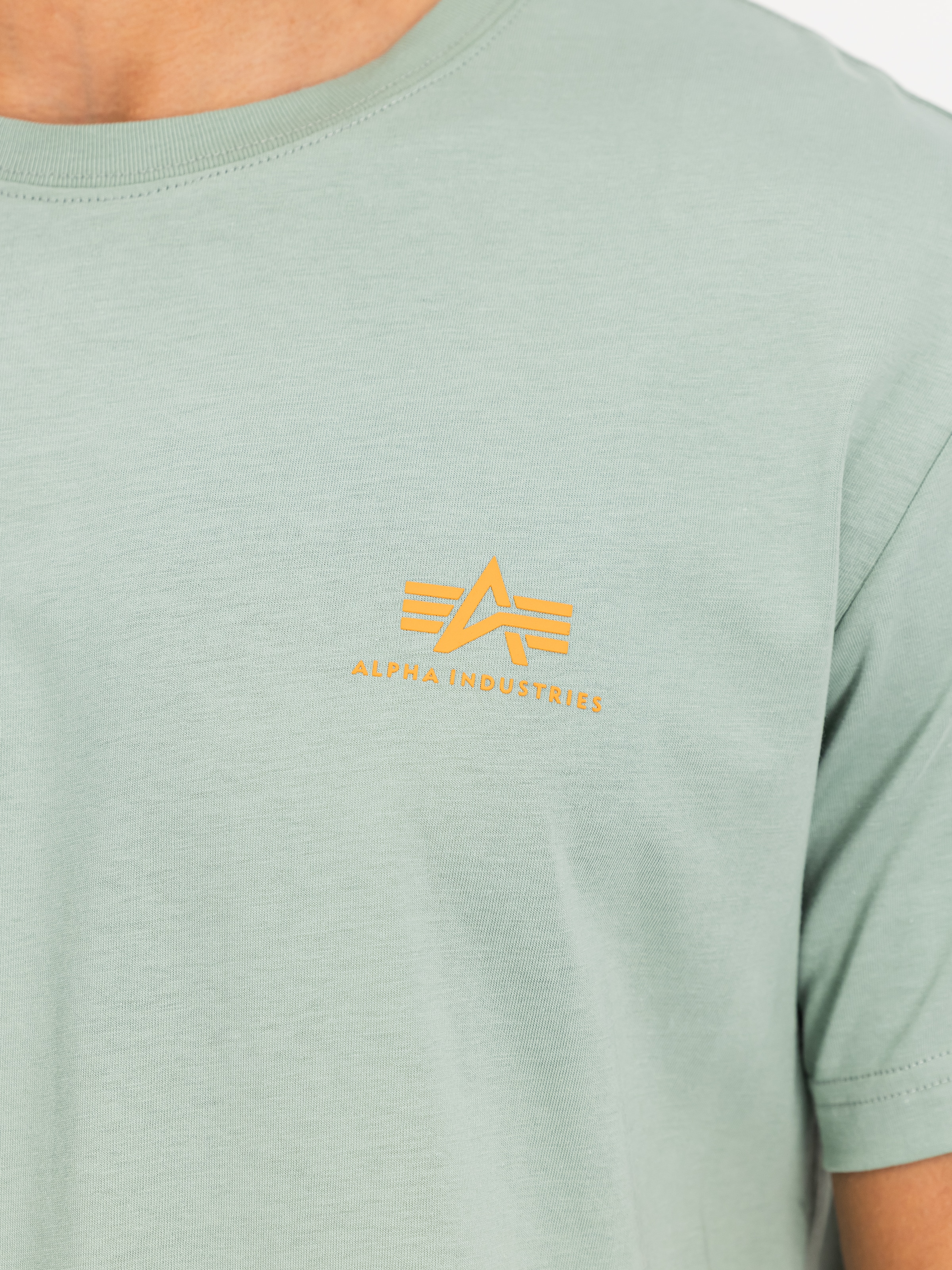 Alpha Industries Rundhalsshirt »BASIC T SMALL LOGO« Baumwolle, regular fit