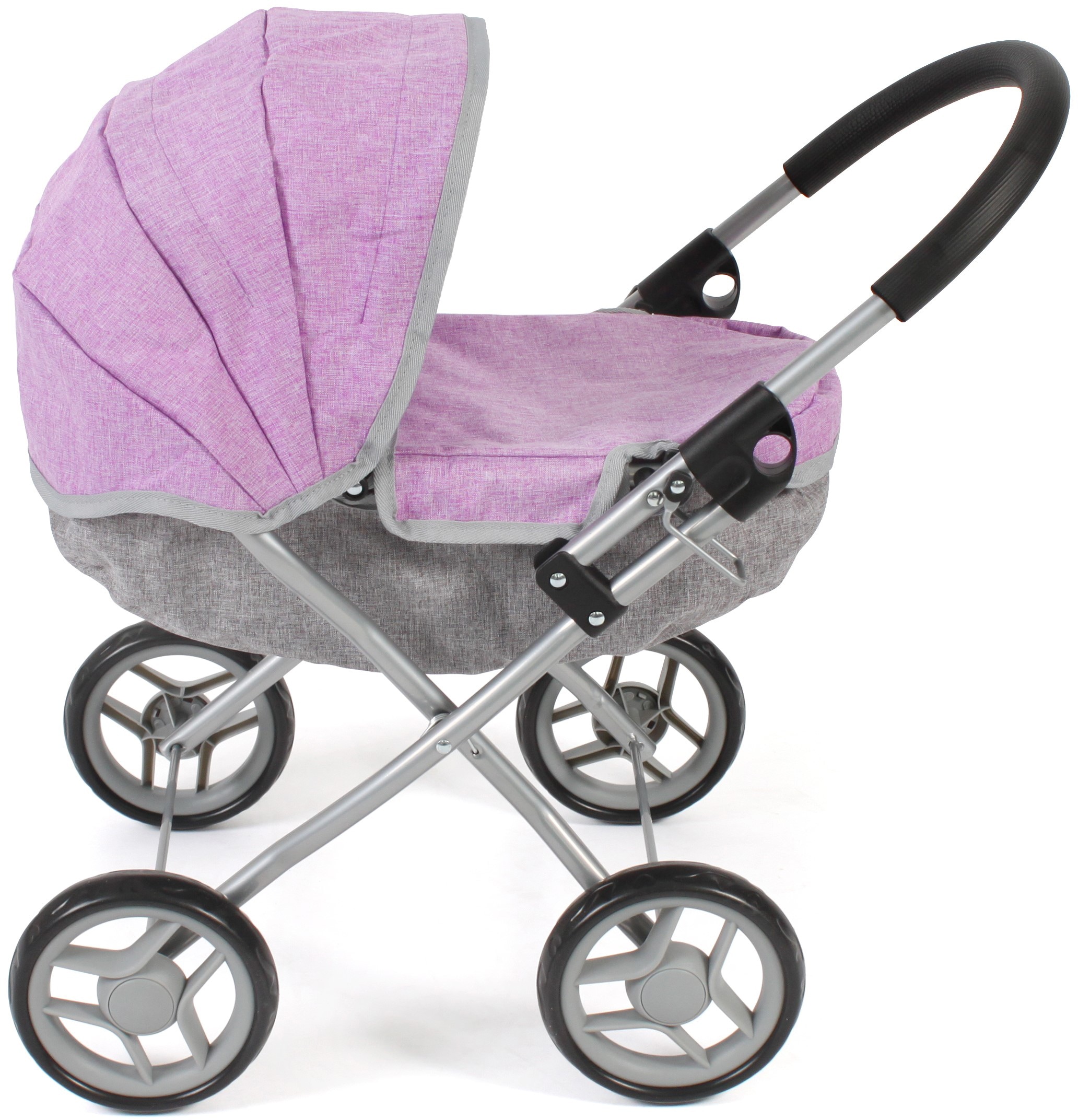 CHIC2000 Puppenwagen »Lilli, Melange lila« zusammenklappbar