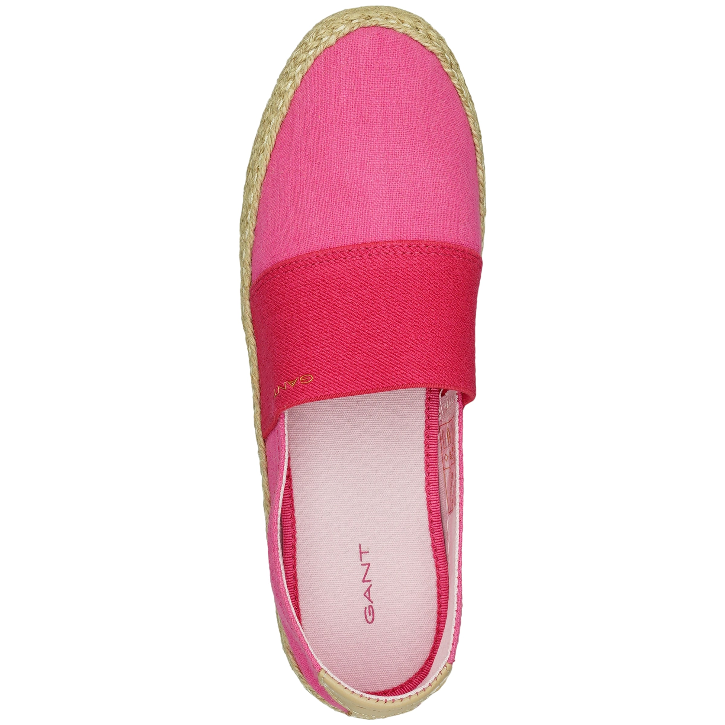 Gant Espadrille »Raffiaville«, Strandschuh, Slipper mit Bast-Verzierung