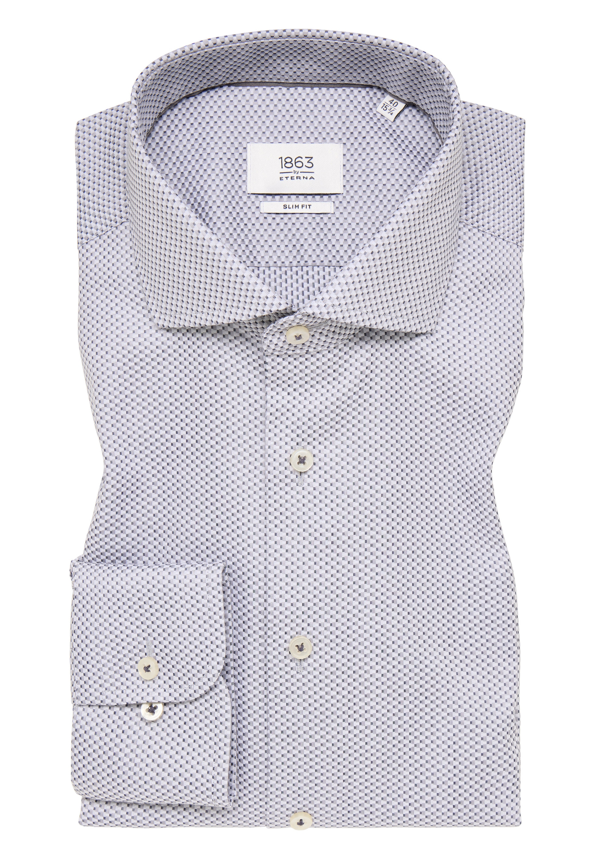 Eterna Langarmhemd »SLIM FIT«, NON IRON (bügelfrei)