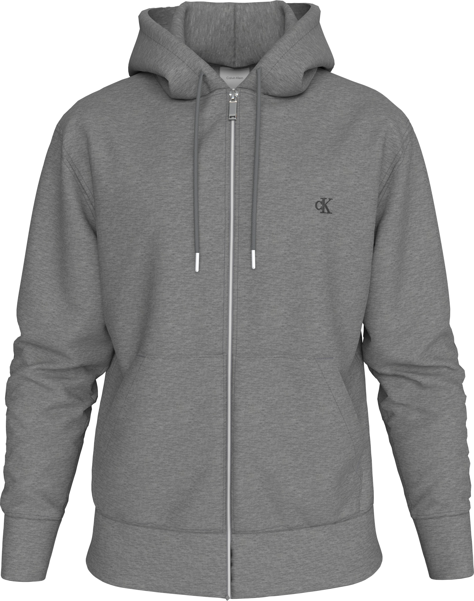 Calvin Klein Jeans Kapuzensweatshirt »LS EU 350TERRY MONOGRAM FZ HOODI«, Mit Rundhalsausschnitt, regular fit