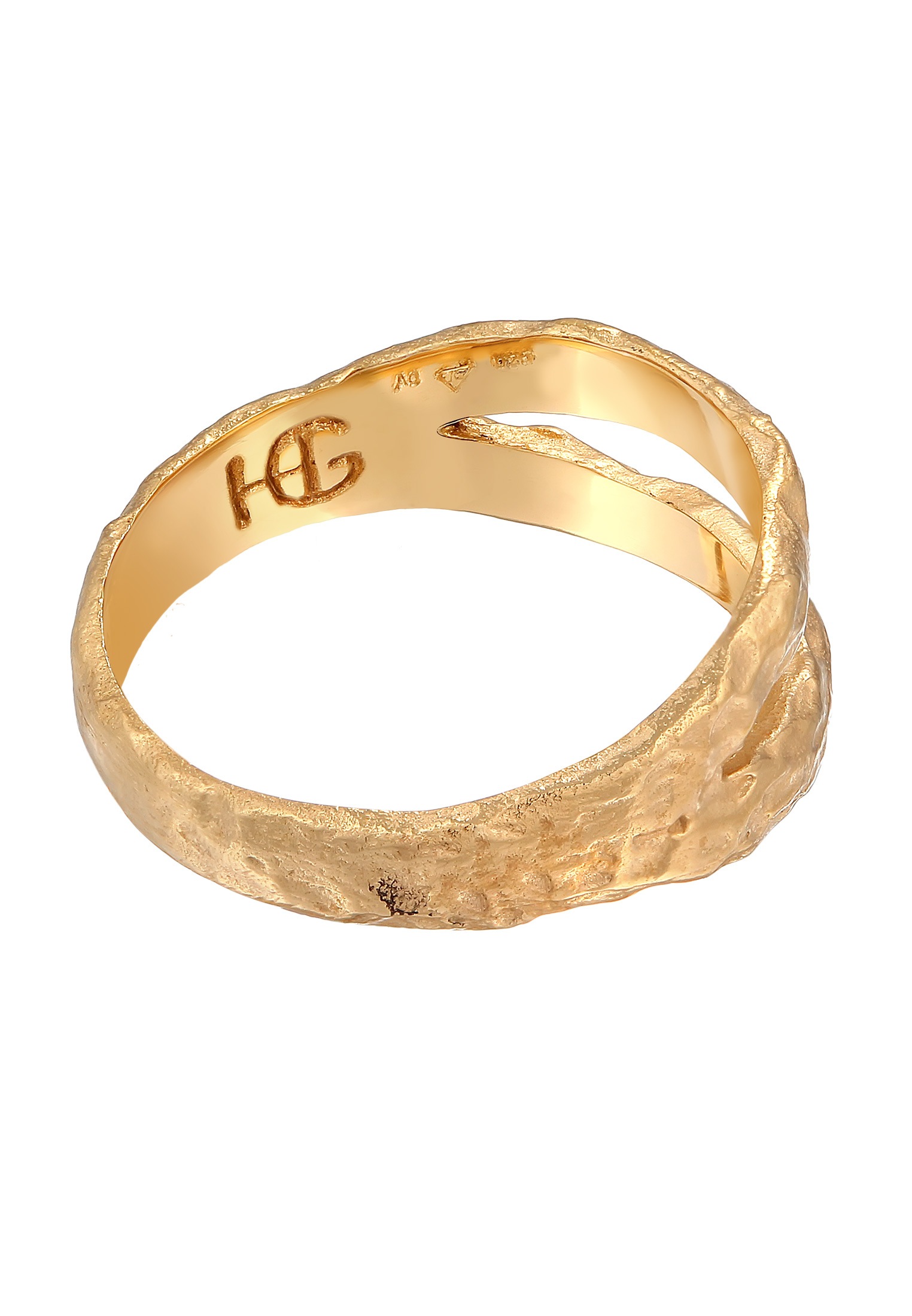 HAZE & GLORY Silberring »Ring Bandring - Twin Oxid Finish 925 Silber«