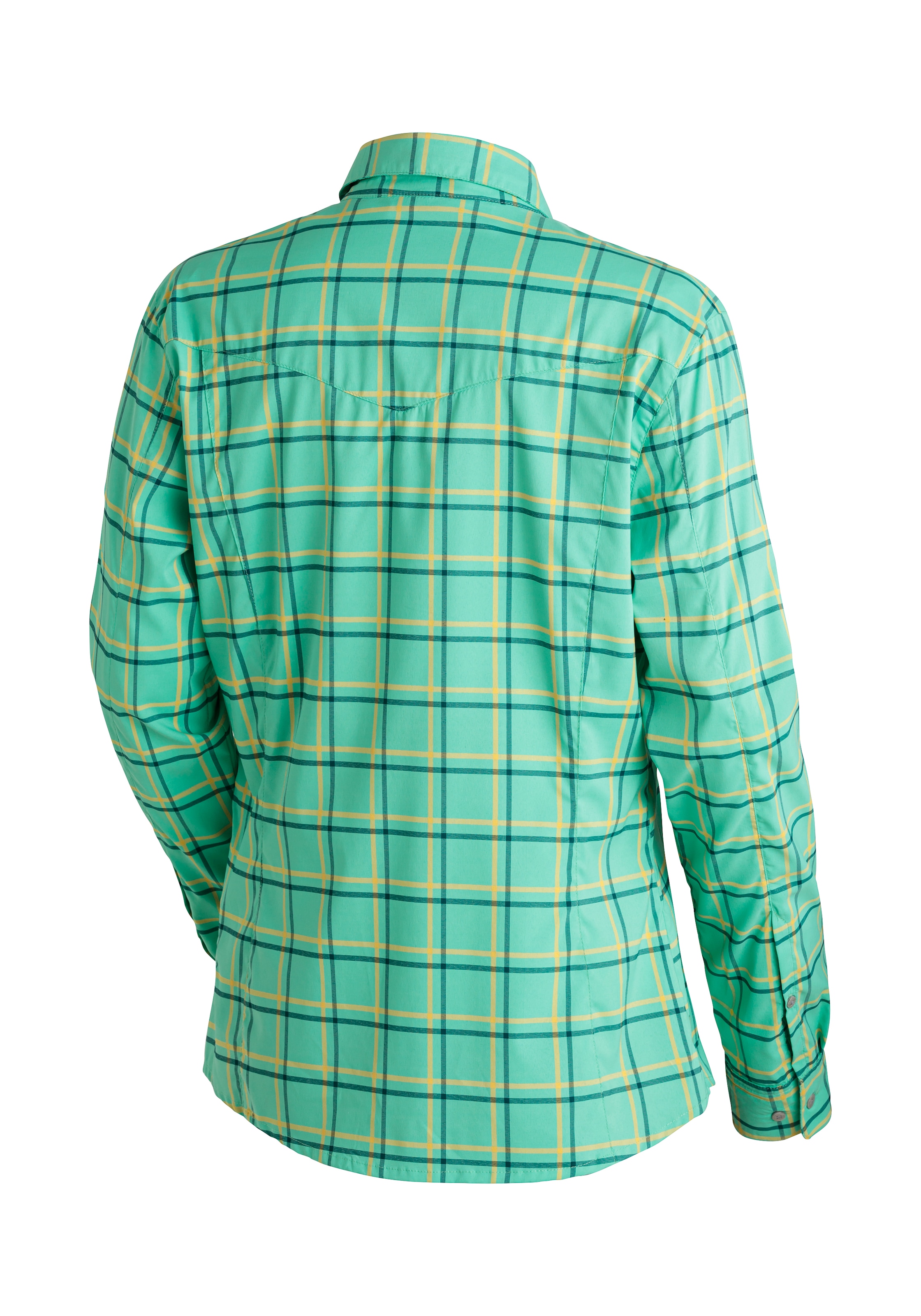 Maier Sports Funktionsbluse »Kendra L/S W« Damen Bluse, leichte Langarmbluse, Blusen-Shirt, Karobluse, Reg Fit
