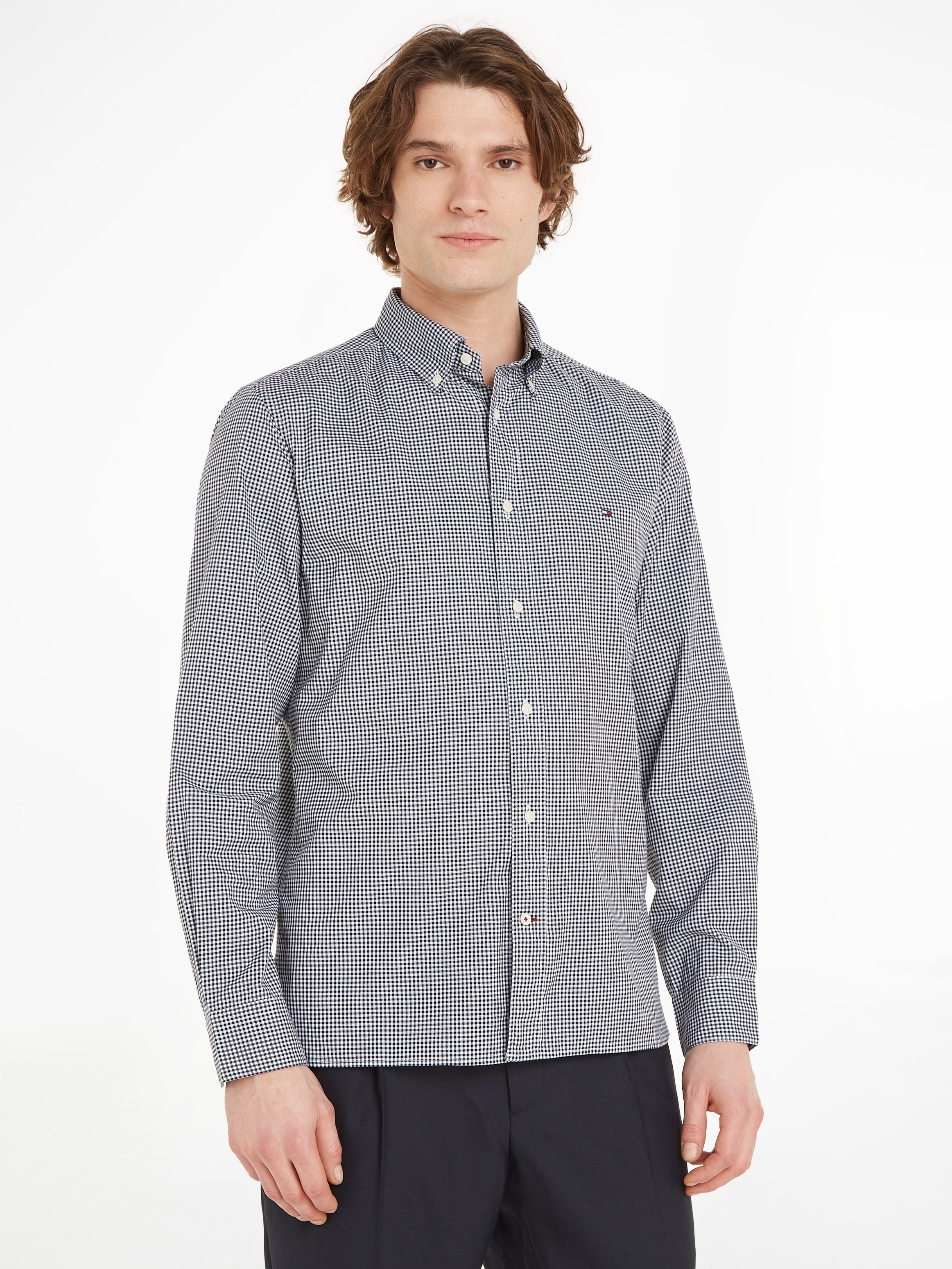 OTTO online GINGHAM »SOFT SHIRT« Tommy Hilfiger Langarmhemd bestellen FLEX bei RF