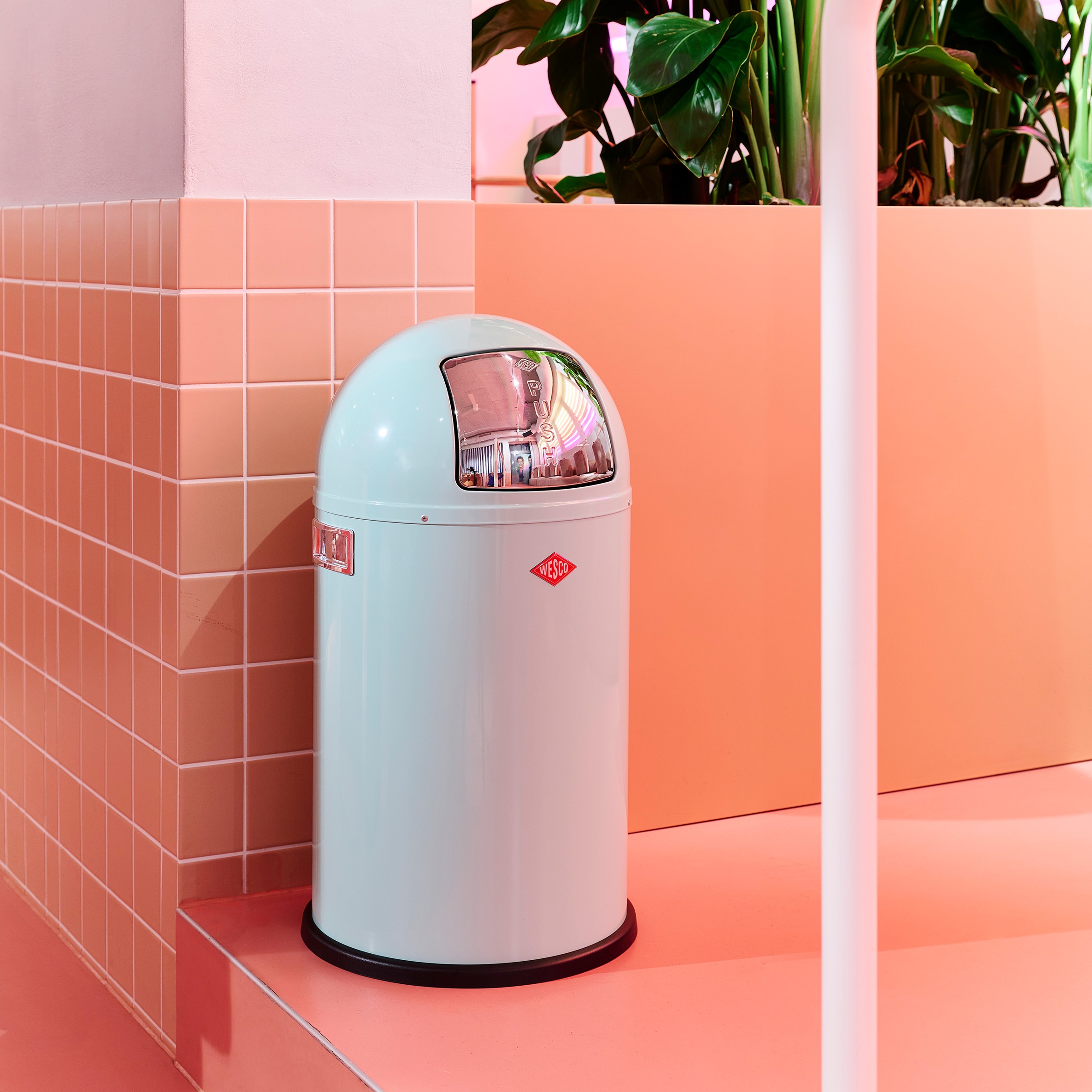 WESCO Mülleimer »Pushboy Junior« 1 Behälter Abfallsammler  22 Liter