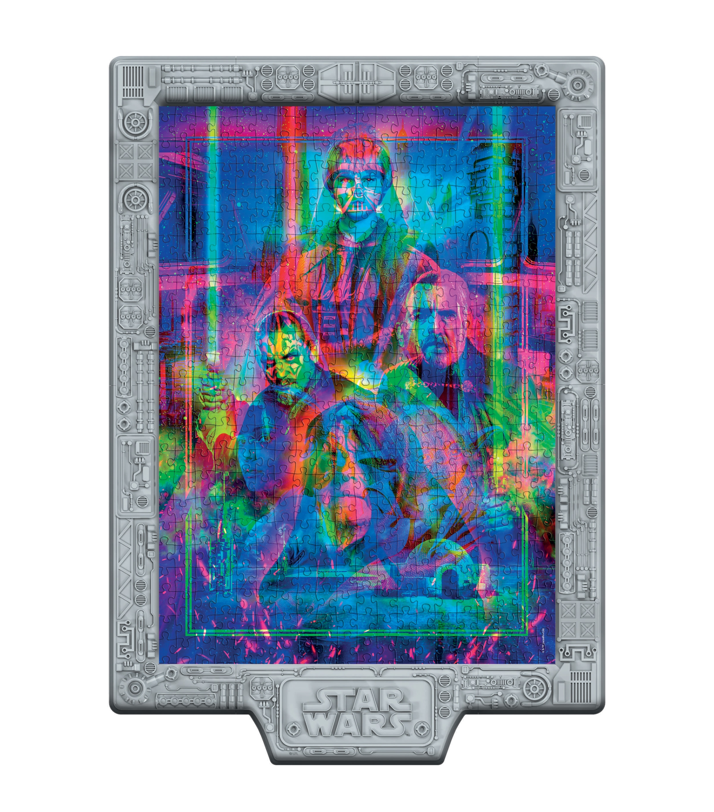 Clementoni® Puzzle »Star Wars - The Metamorphic Art Collection Episode 1-2-3« Mit Licht; Made in Europe