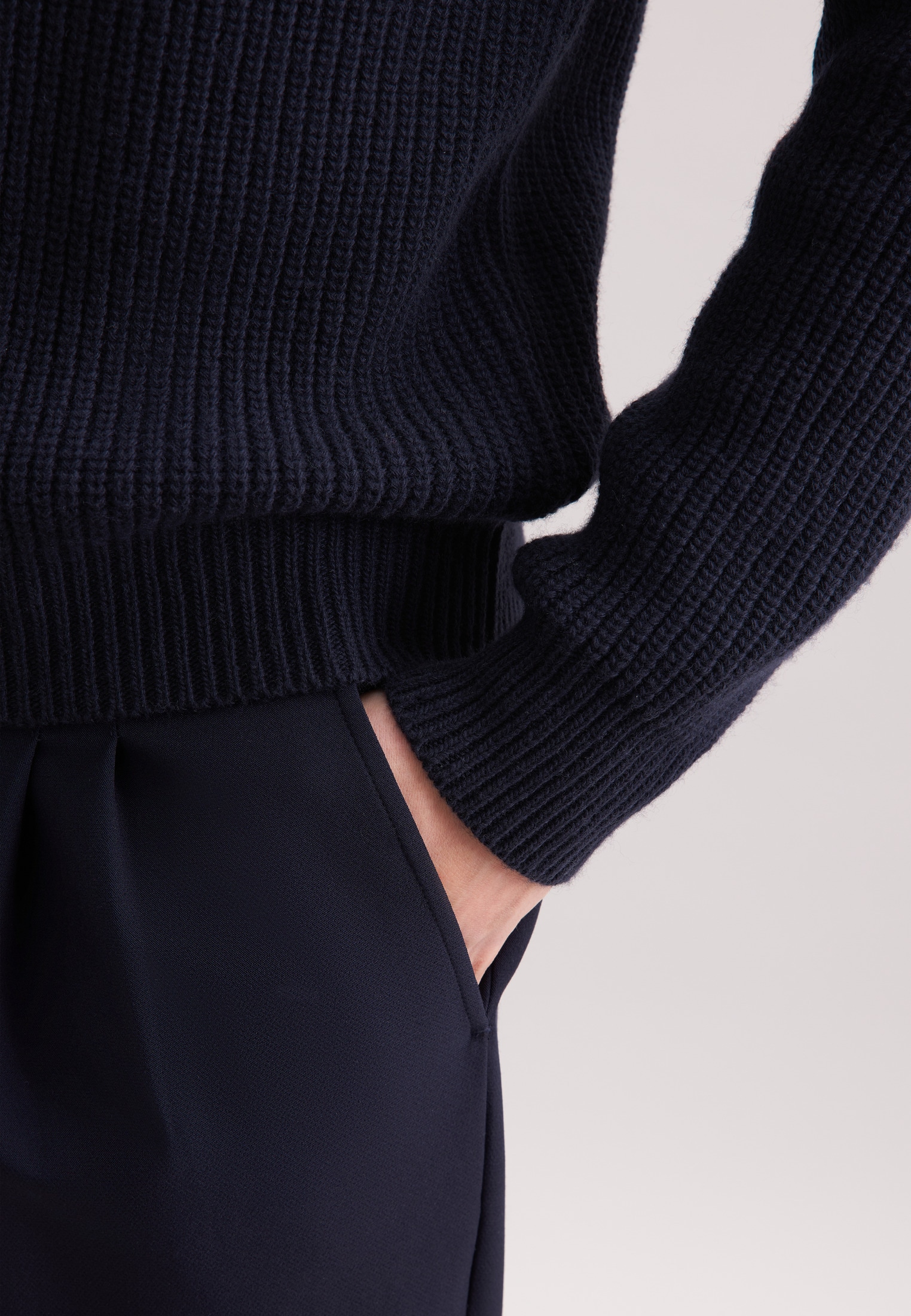 seidensticker Strickpullover »Schwarze Rose«