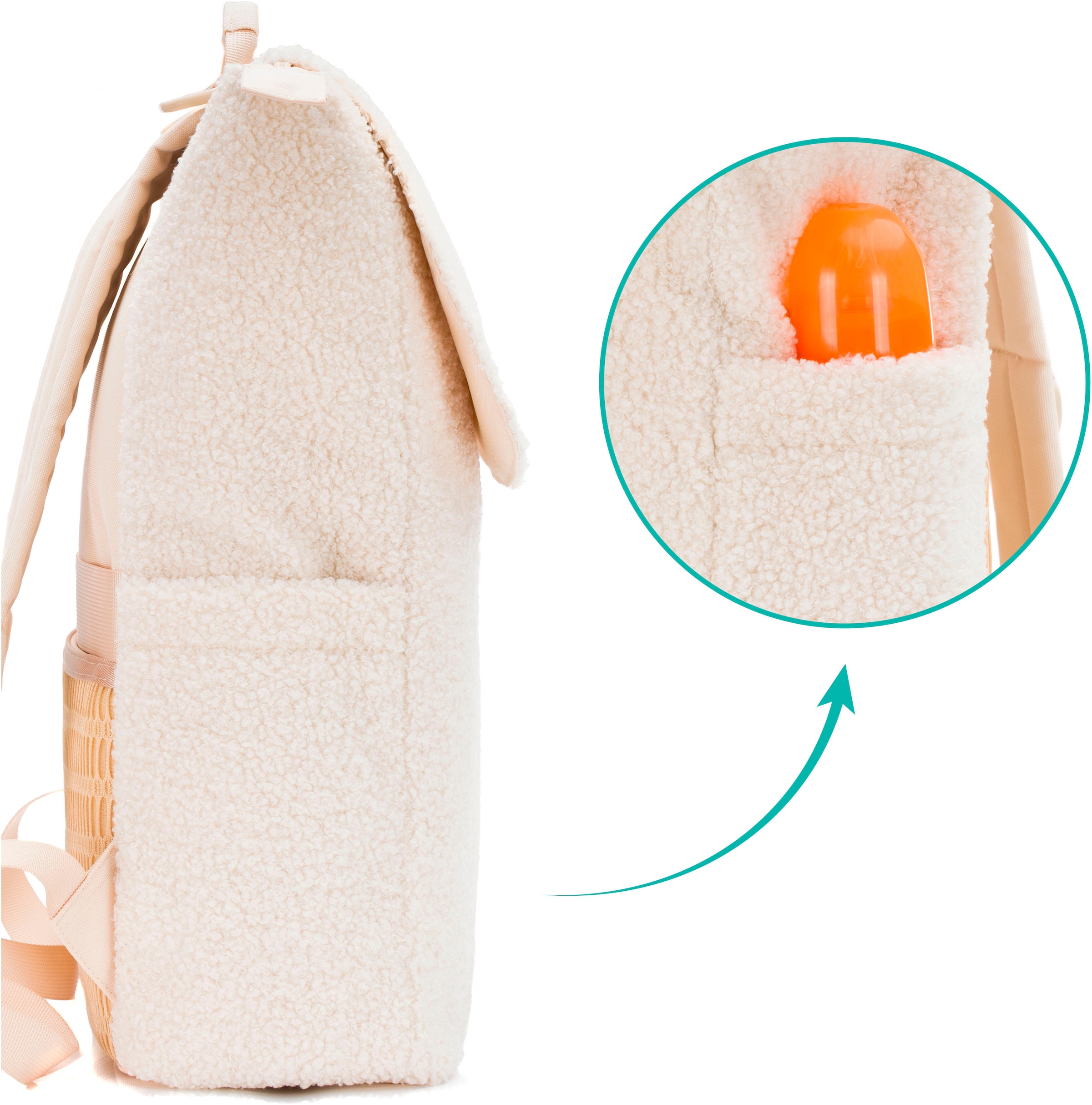 Fillikid Wickelrucksack »Teddy« inkl. Wickeltunterlage